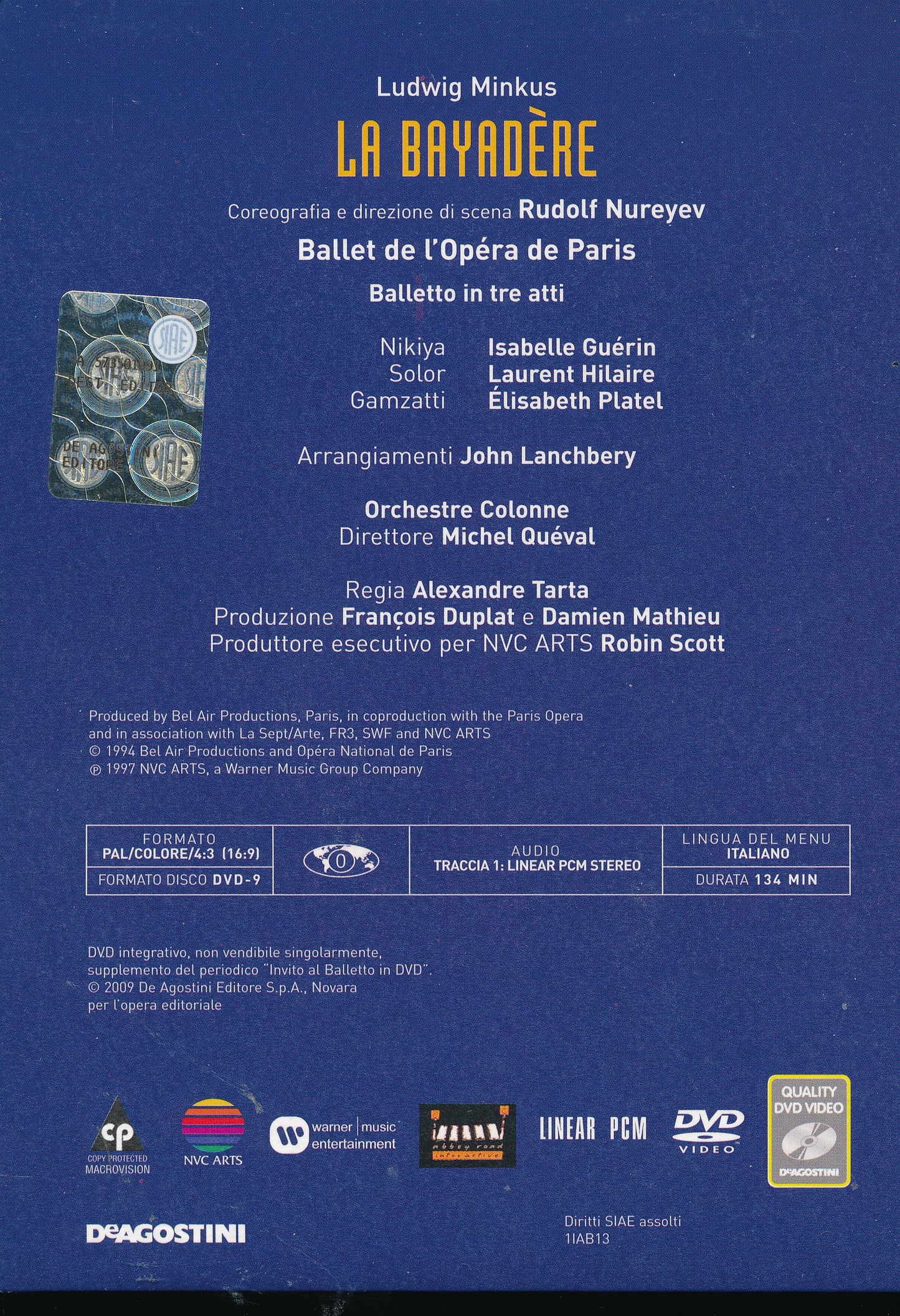 EBOND La Bayadere + booklet - Invito al balletto n.13 DVD DB632831