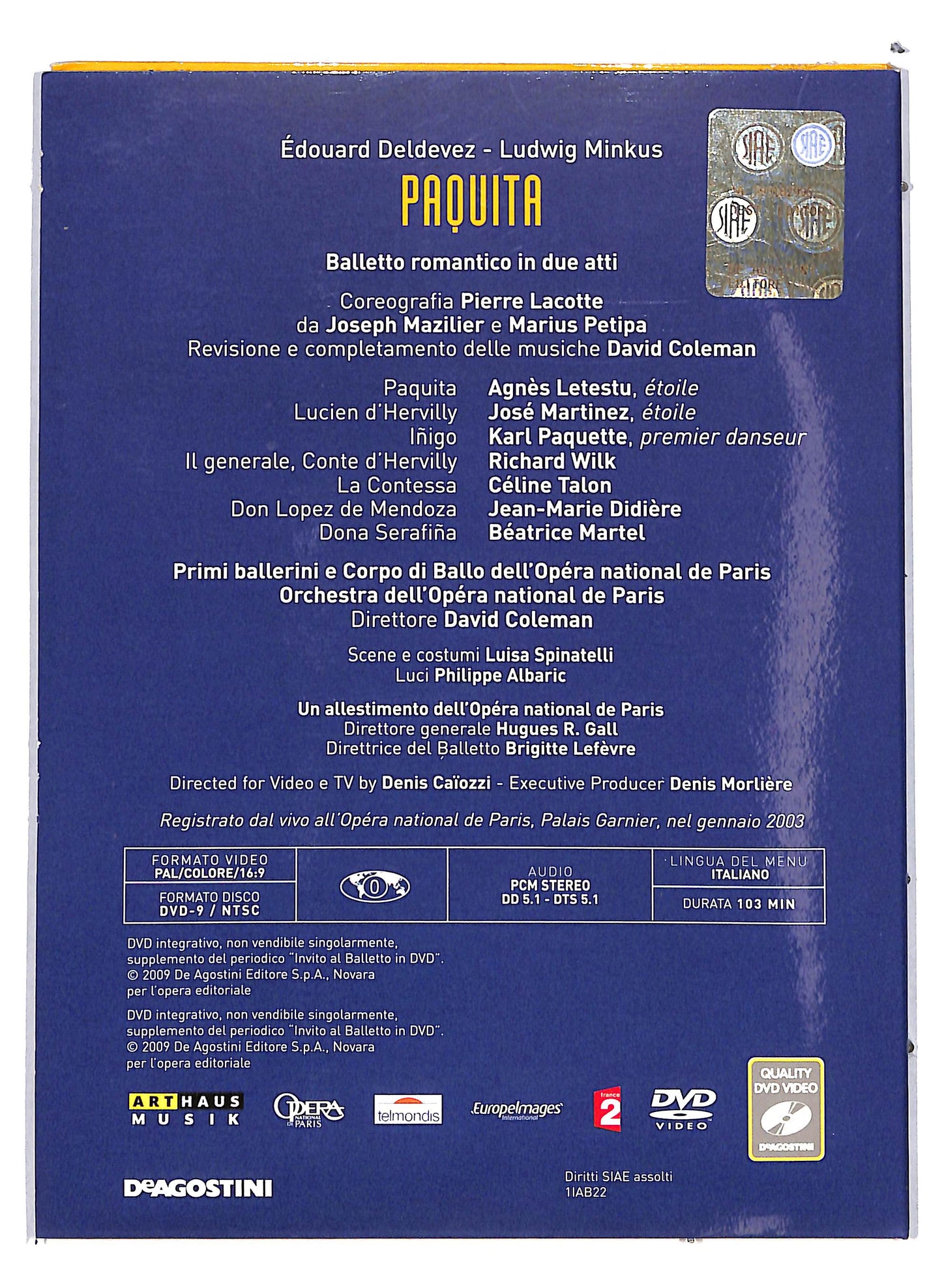 EBOND Invito al balletto in Paquita vol.22 EDITORIALE DVD DB632842