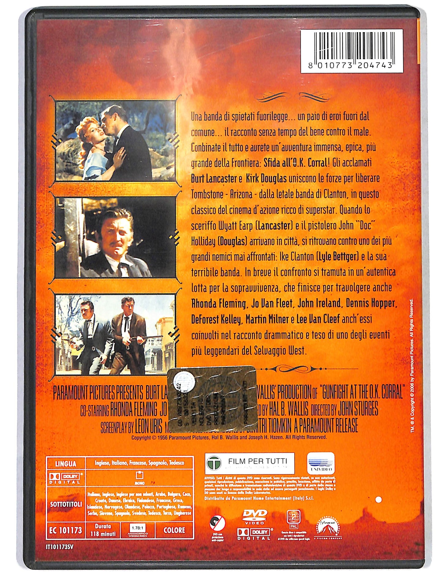 EBOND Sfida all'O.K. Corral DVD DB633316