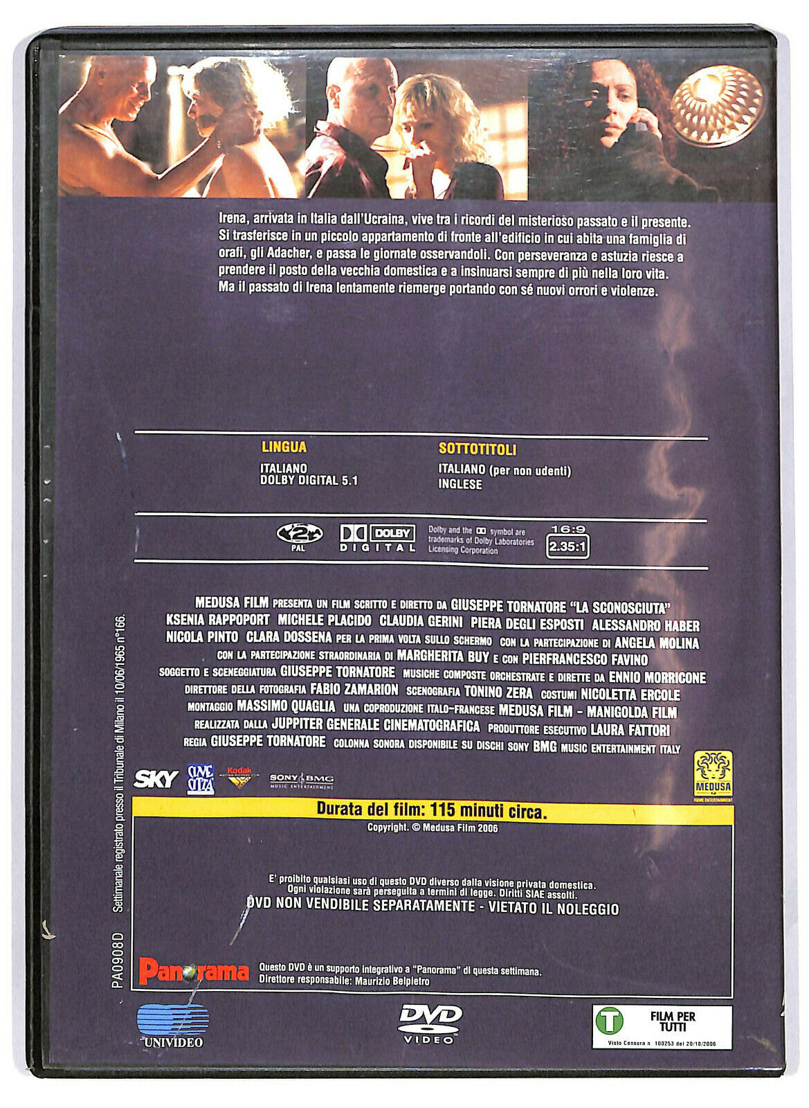 EBOND La Sconosciuta Editoriale DVD DB633332