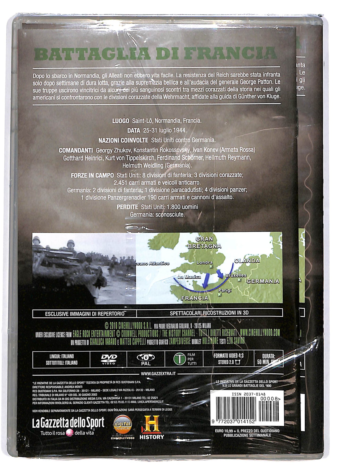 EBOND Le grandi battaglie del '900. Battaglia di Francia EDITORIALE DVD DB634133