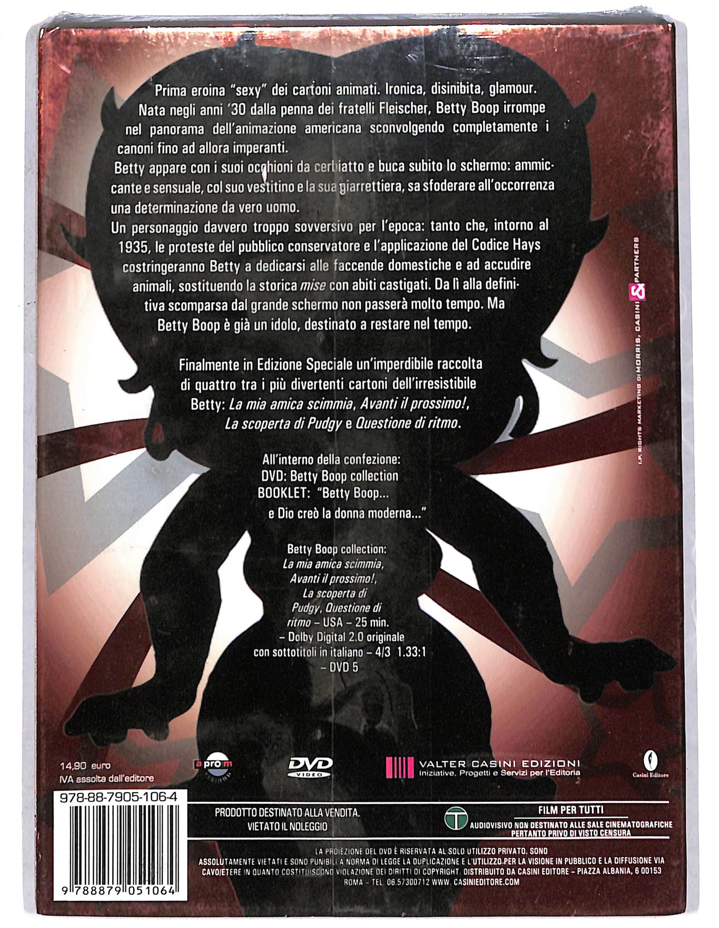 EBOND Betty Boop Cartoons Collection (Dvd+Booklet) DVD DB634805