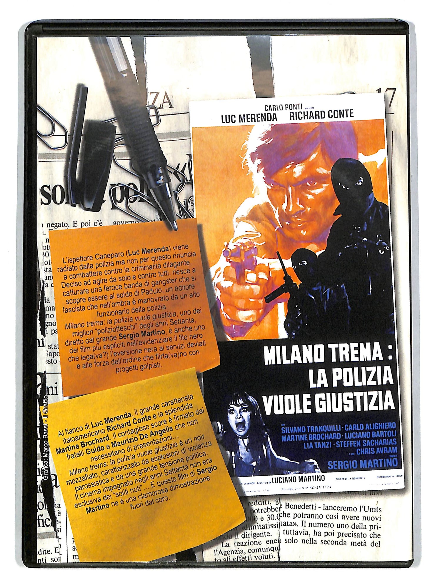 EBOND Milano odia la polizia non puo - Milano trema la EDITORIALE DVD DB635615