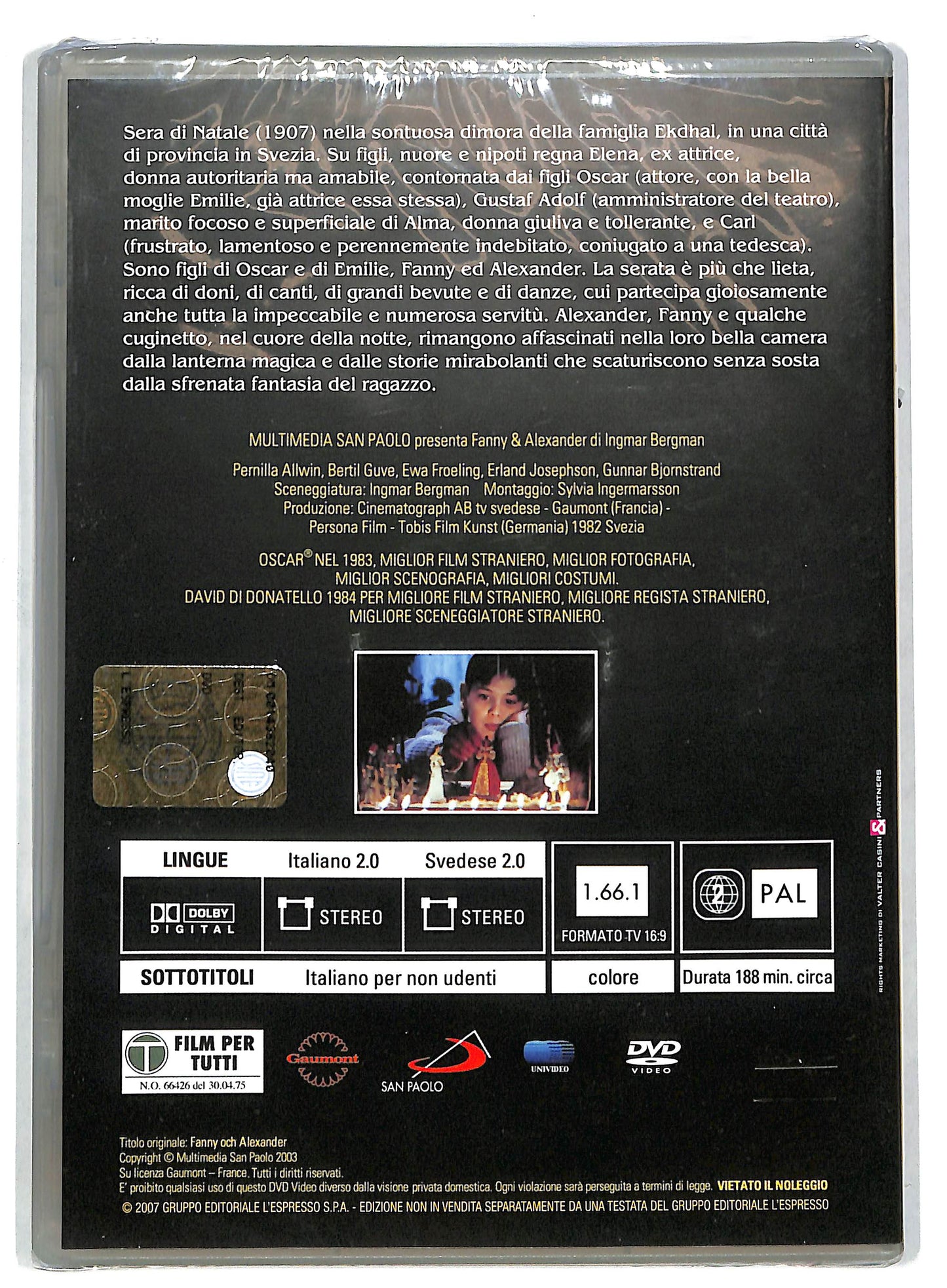 EBOND Fanny e Alexander EDITORIALE DVD DB635812