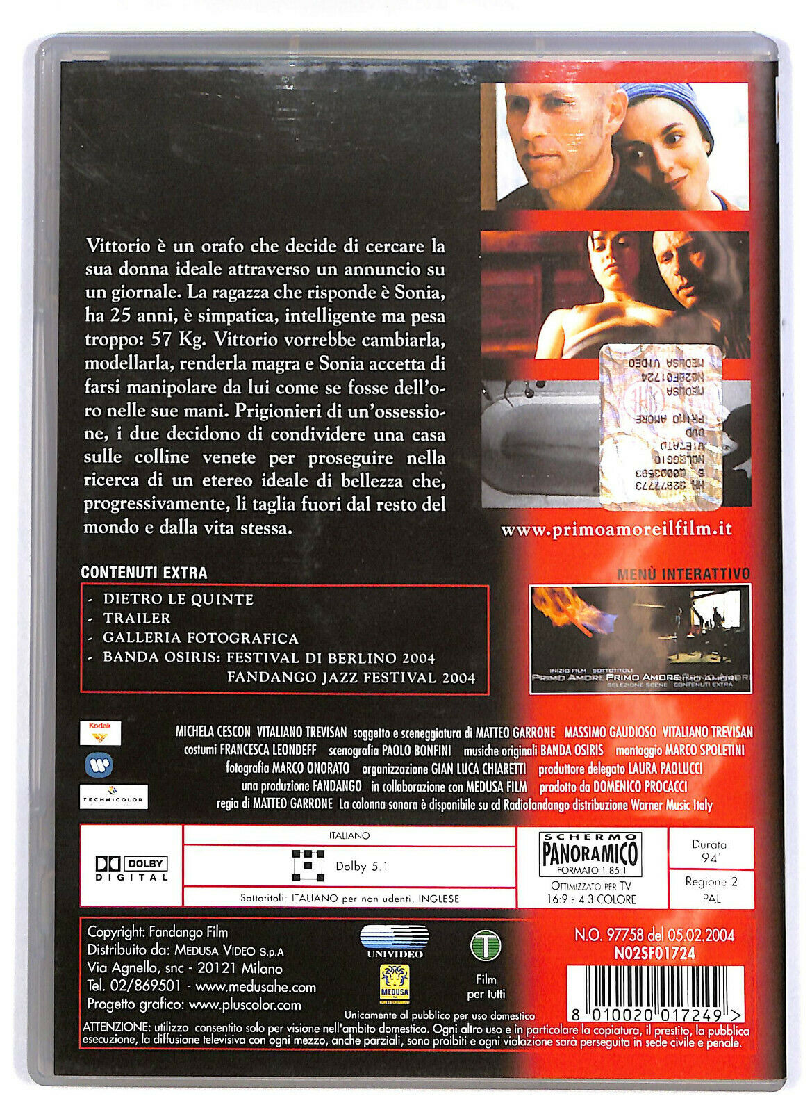 EBOND Primo Amore DVD DB638111