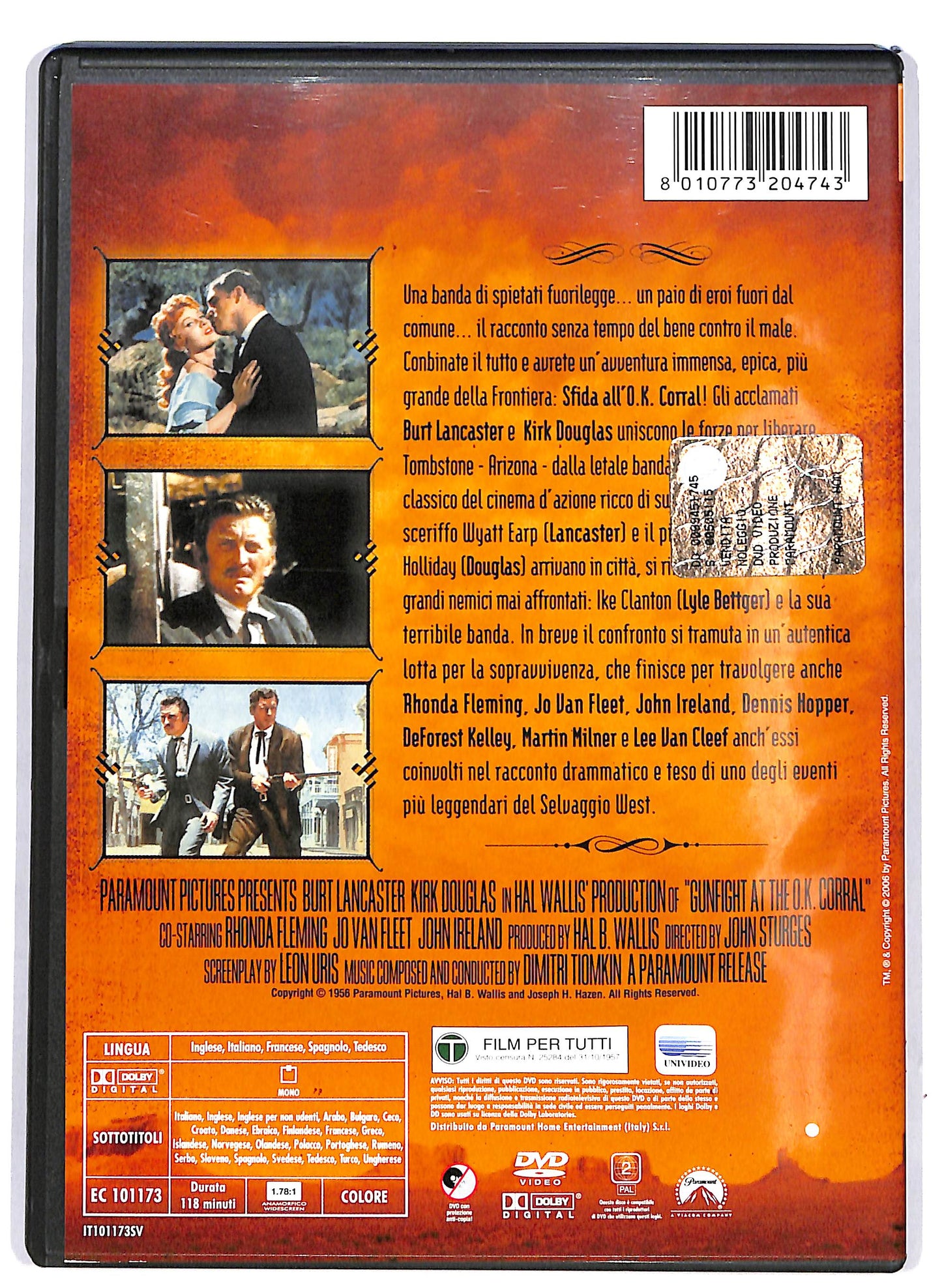 EBOND Sfida all'O.K. Corral DVD DB638415