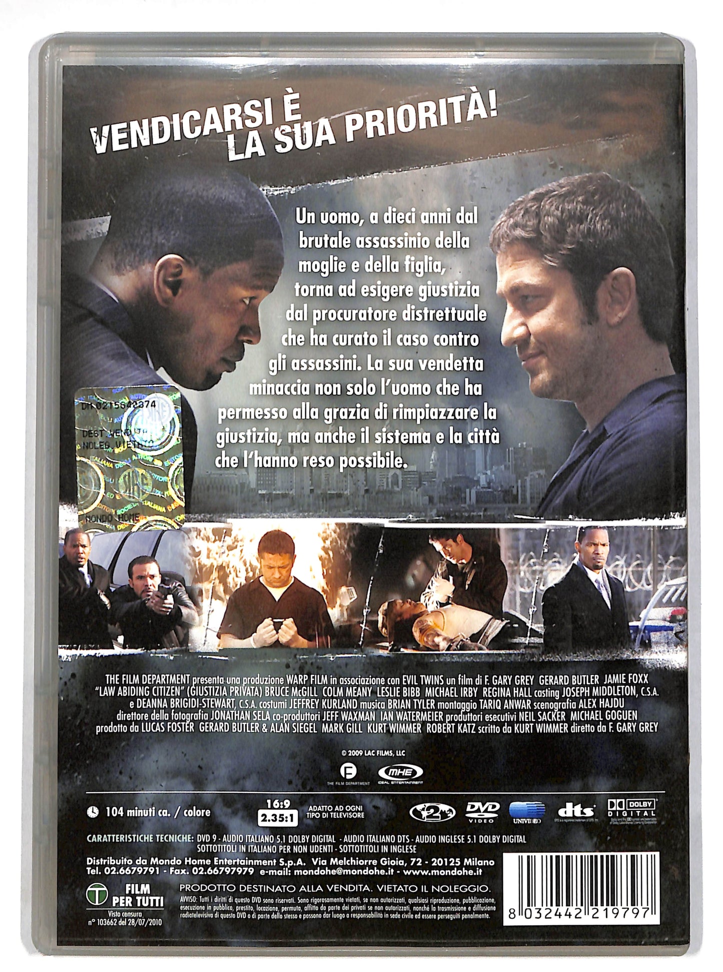 EBOND Giustizia privata DVD DB639111