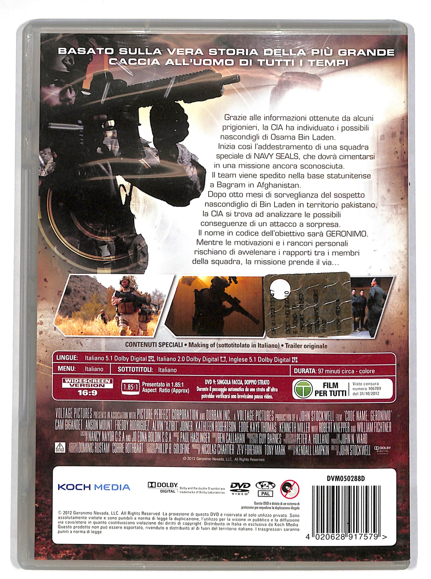 EBOND Code Name Geronimo DVD DB639135