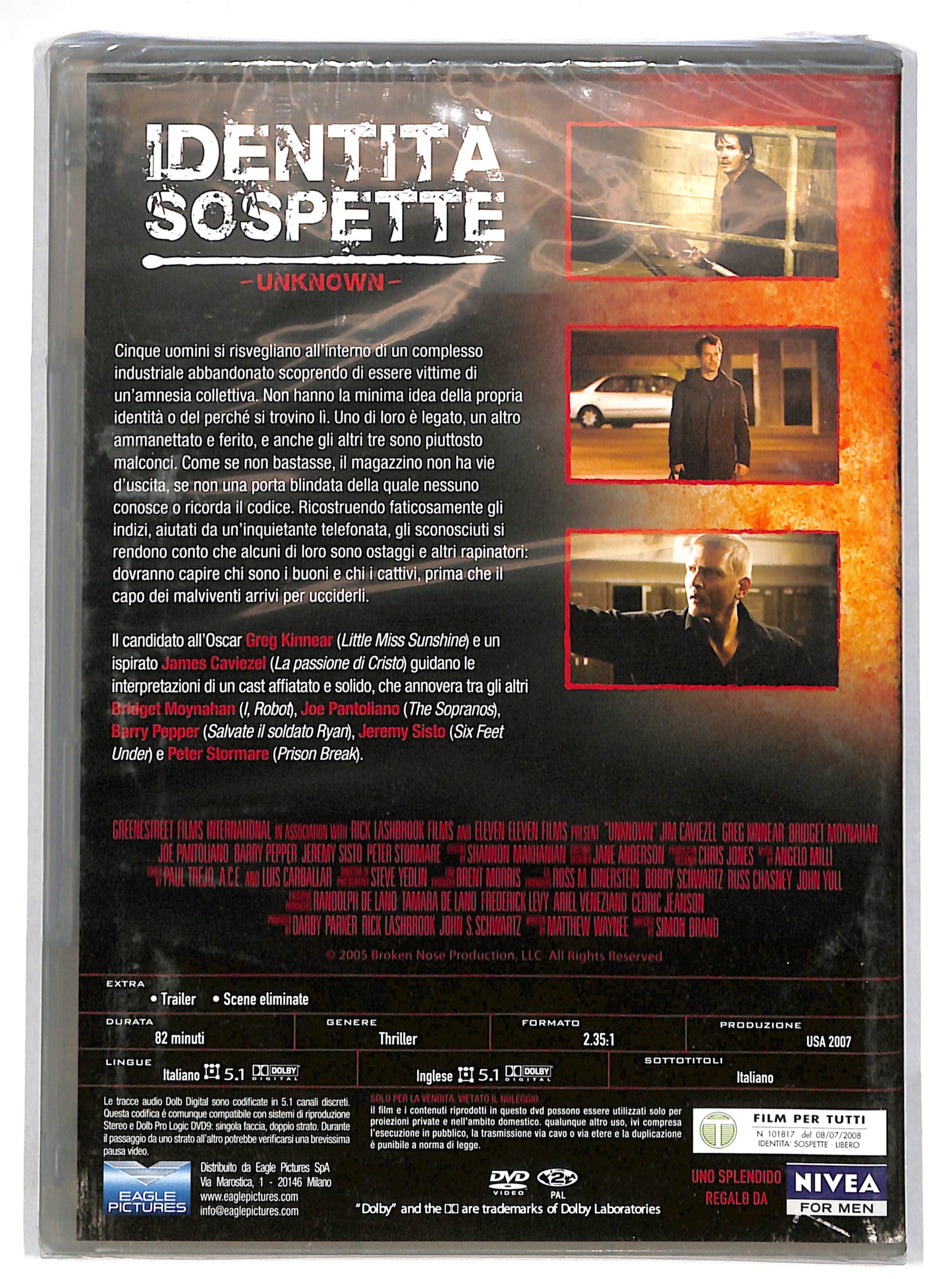 EBOND Identita sospette EDITORIALE DVD DB639139