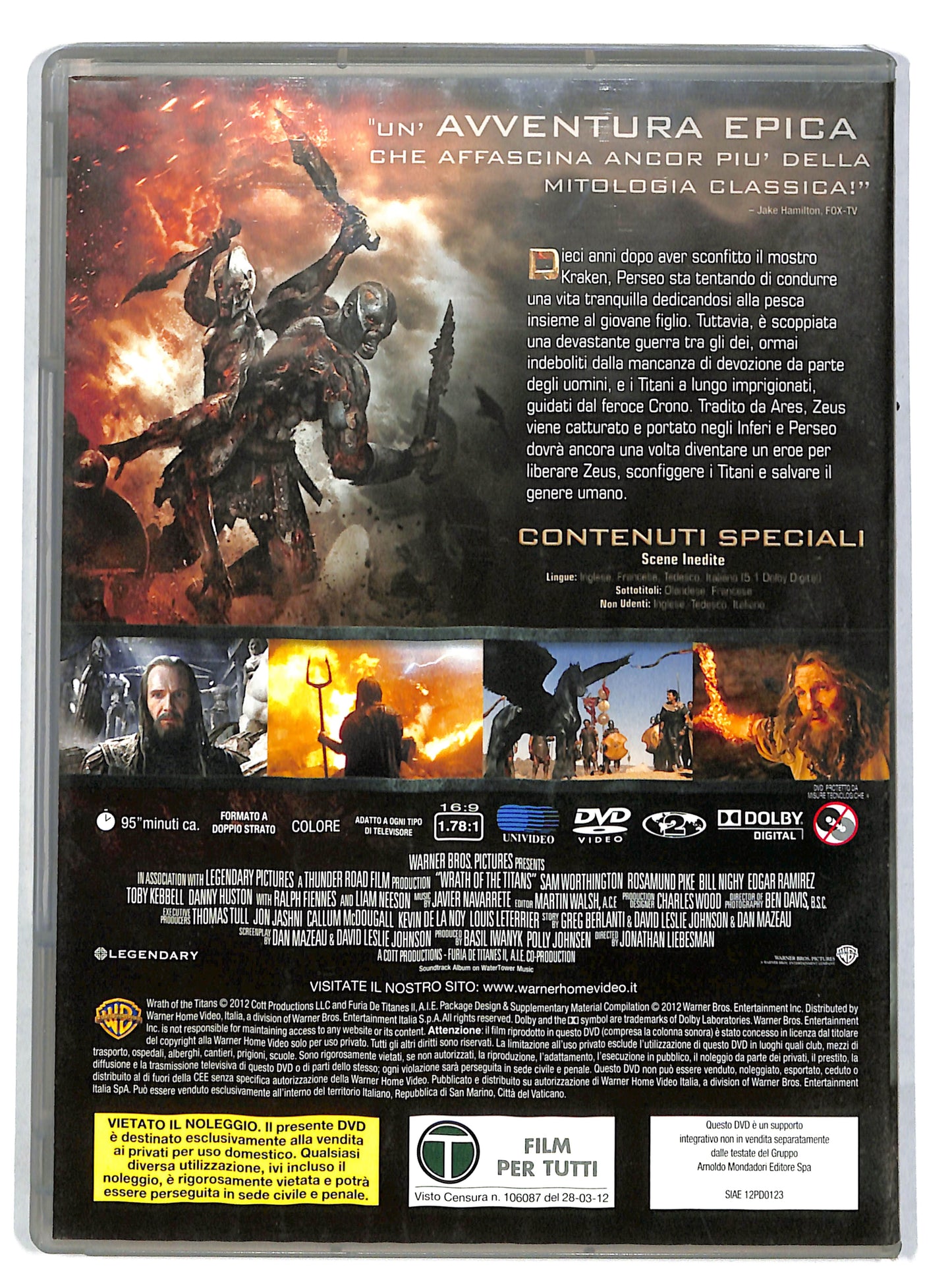EBOND La furia dei Titani EDITORIALE DVD DB639410