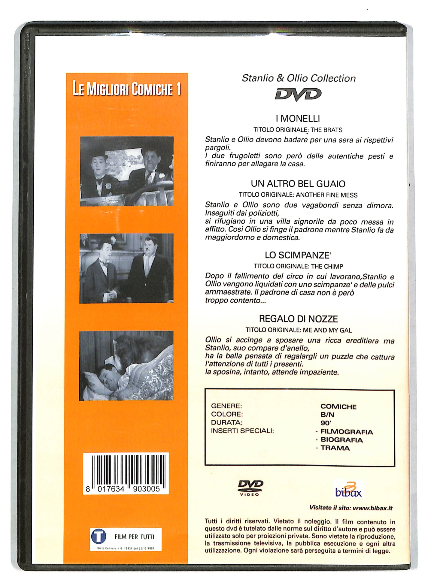 EBOND Stanlio e ollio le migliori comiche - volume 1 DVD DB639434