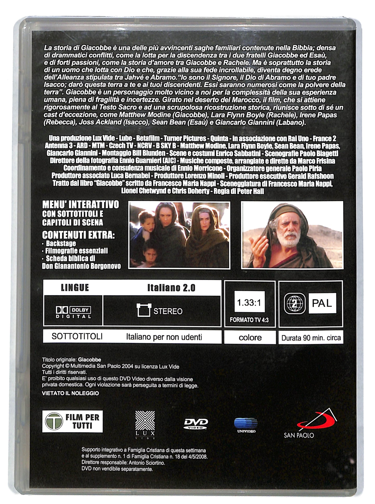 EBOND Giacobbe l'uomo che lotto con dio EDITORIALE DVD DB639601