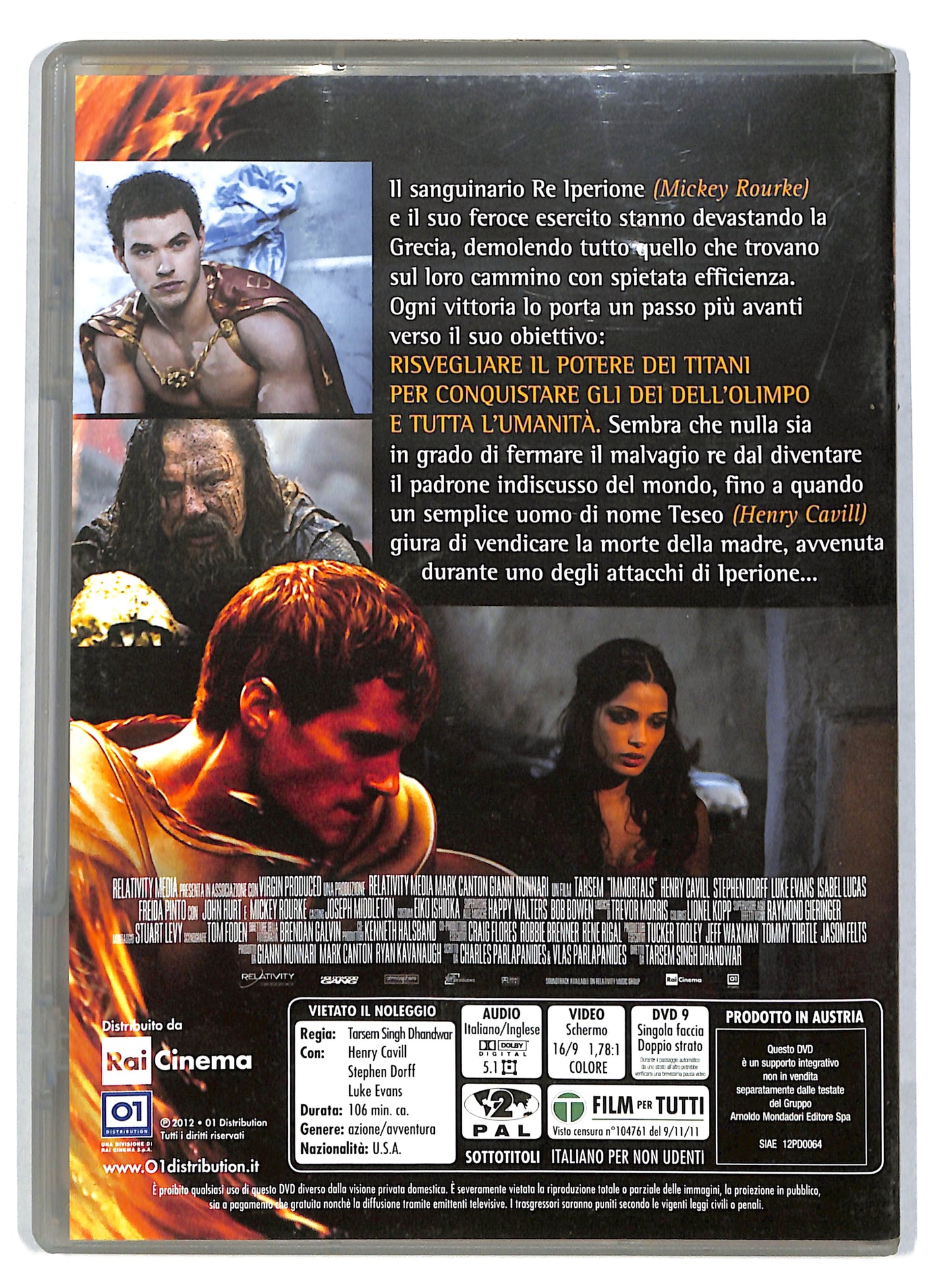 EBOND Immortals EDITORIALE DVD DB639602