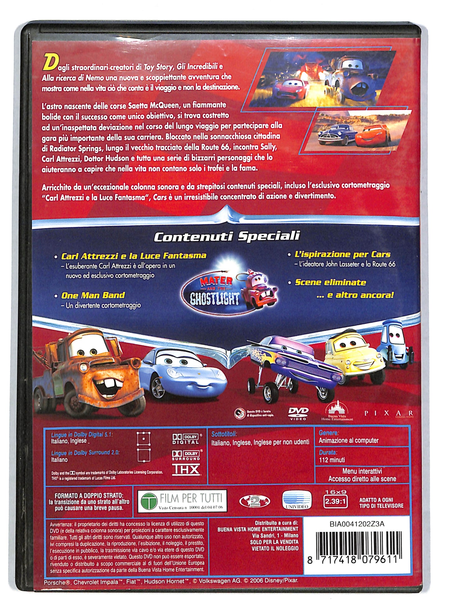 EBOND Cars - motori ruggenti DVD DB639608