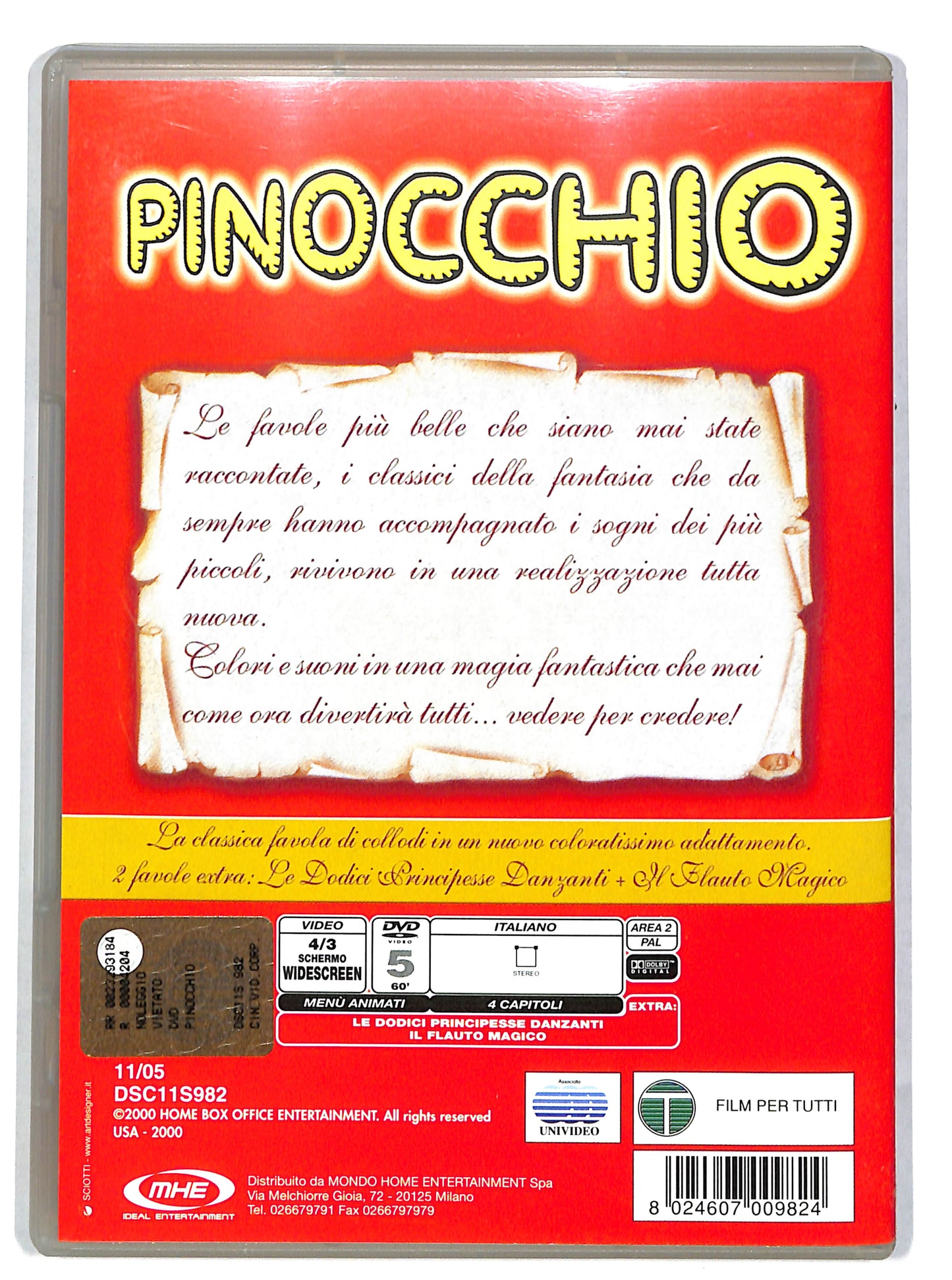 EBOND Pinocchio DVD DB639609