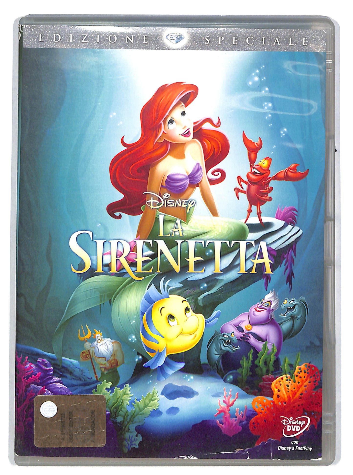 EBOND La sirenetta EDIZIONE SPECIALE EDITORIALE DVD DB639626