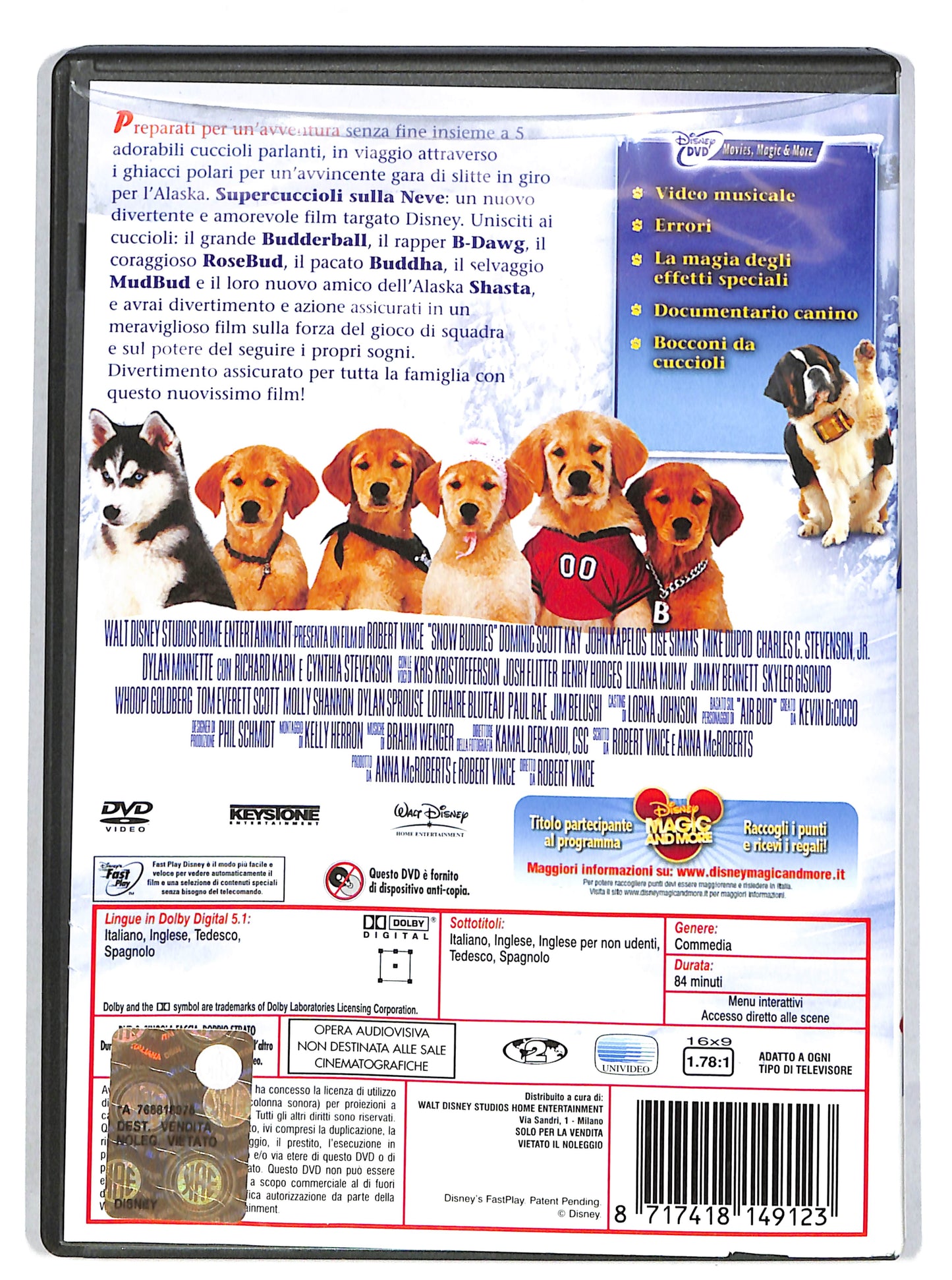 EBOND Supercuccioli sulla neve DVD DB639627