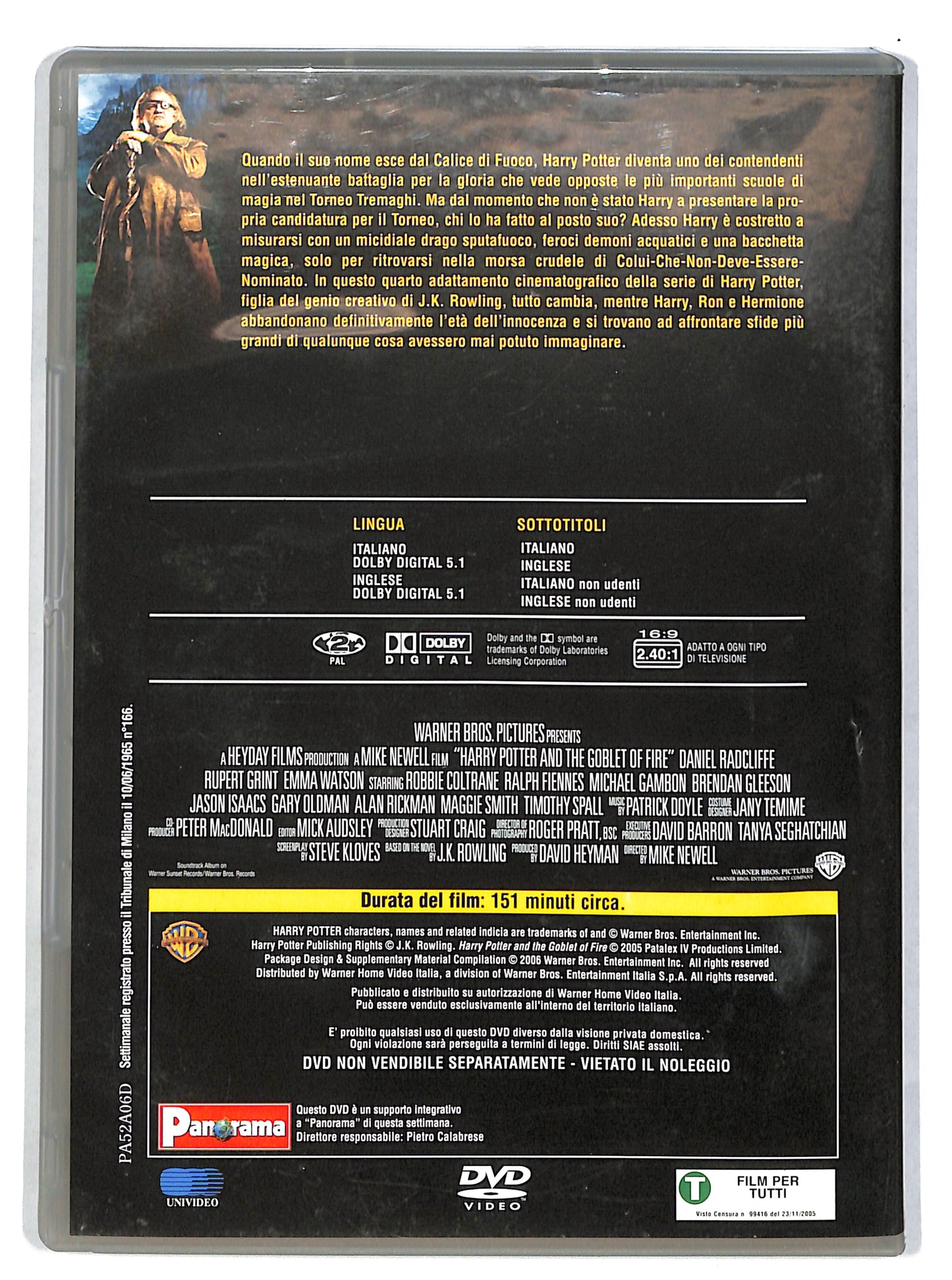 EBOND Harry Potter e il calice di fuoco EDITORIALE DVD DB639630