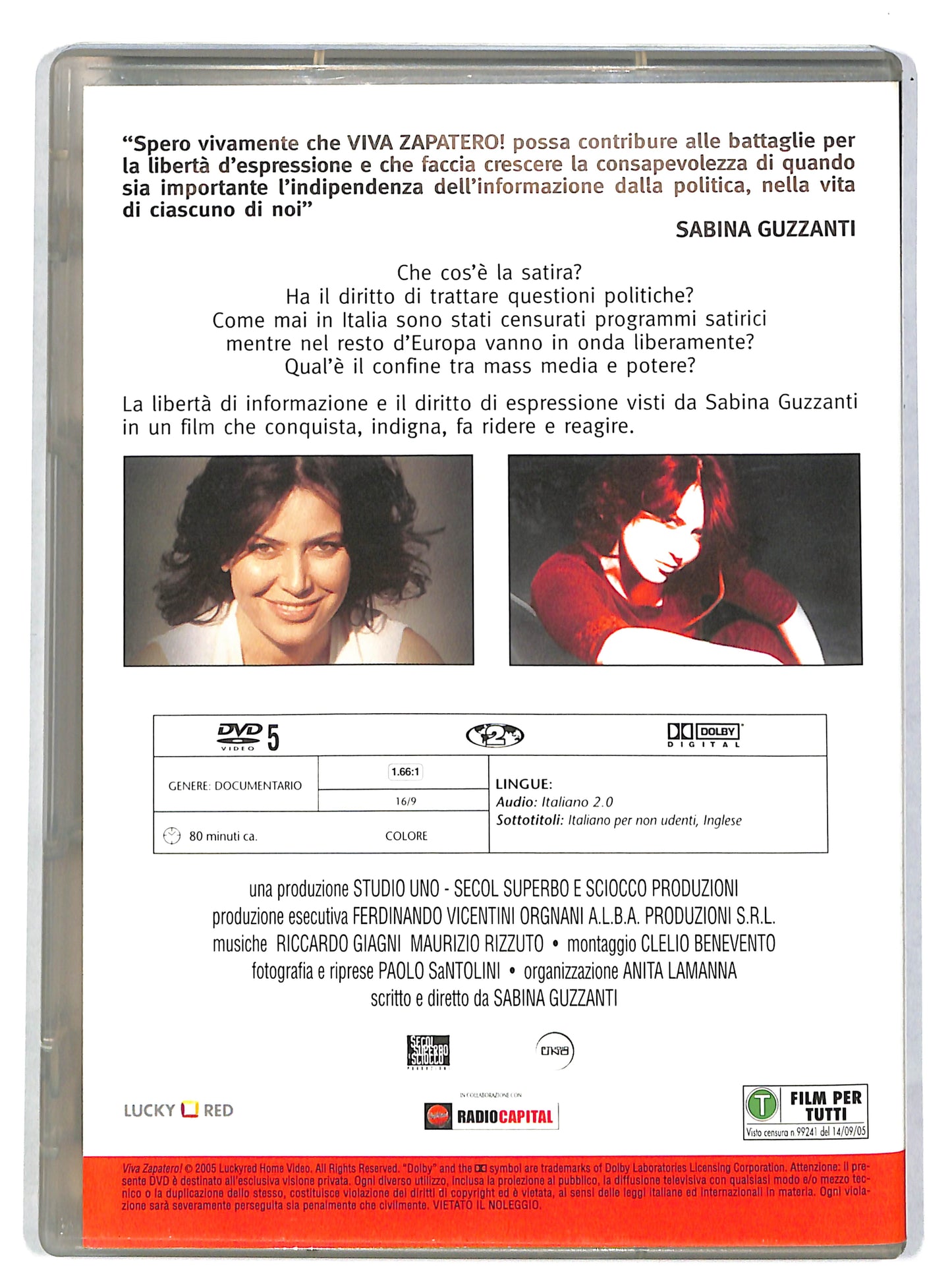 EBOND Viva Zapatero EDITORIALE DVD DB639641