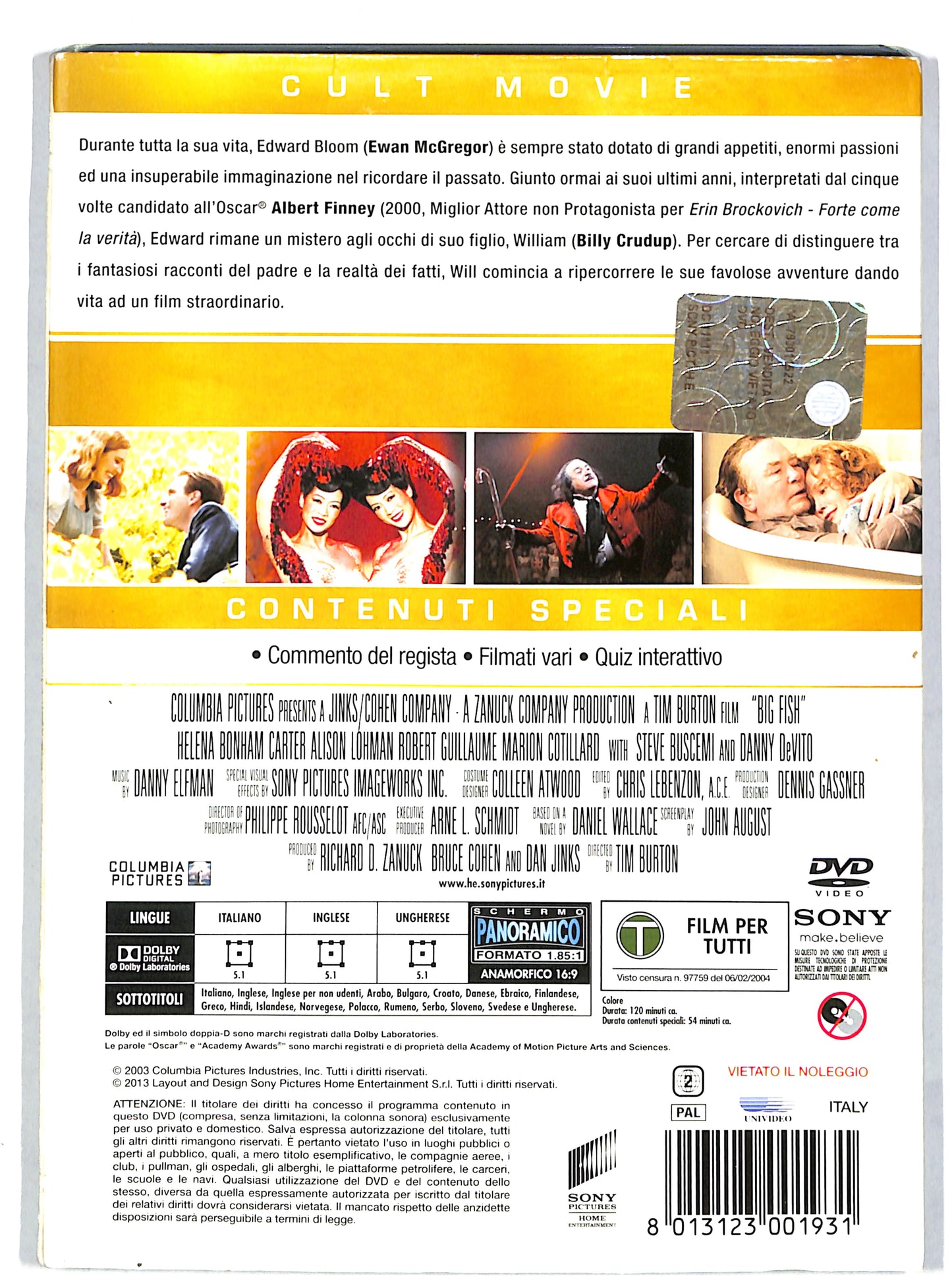 EBOND Big Fish SLIPCASE DVD DB639644