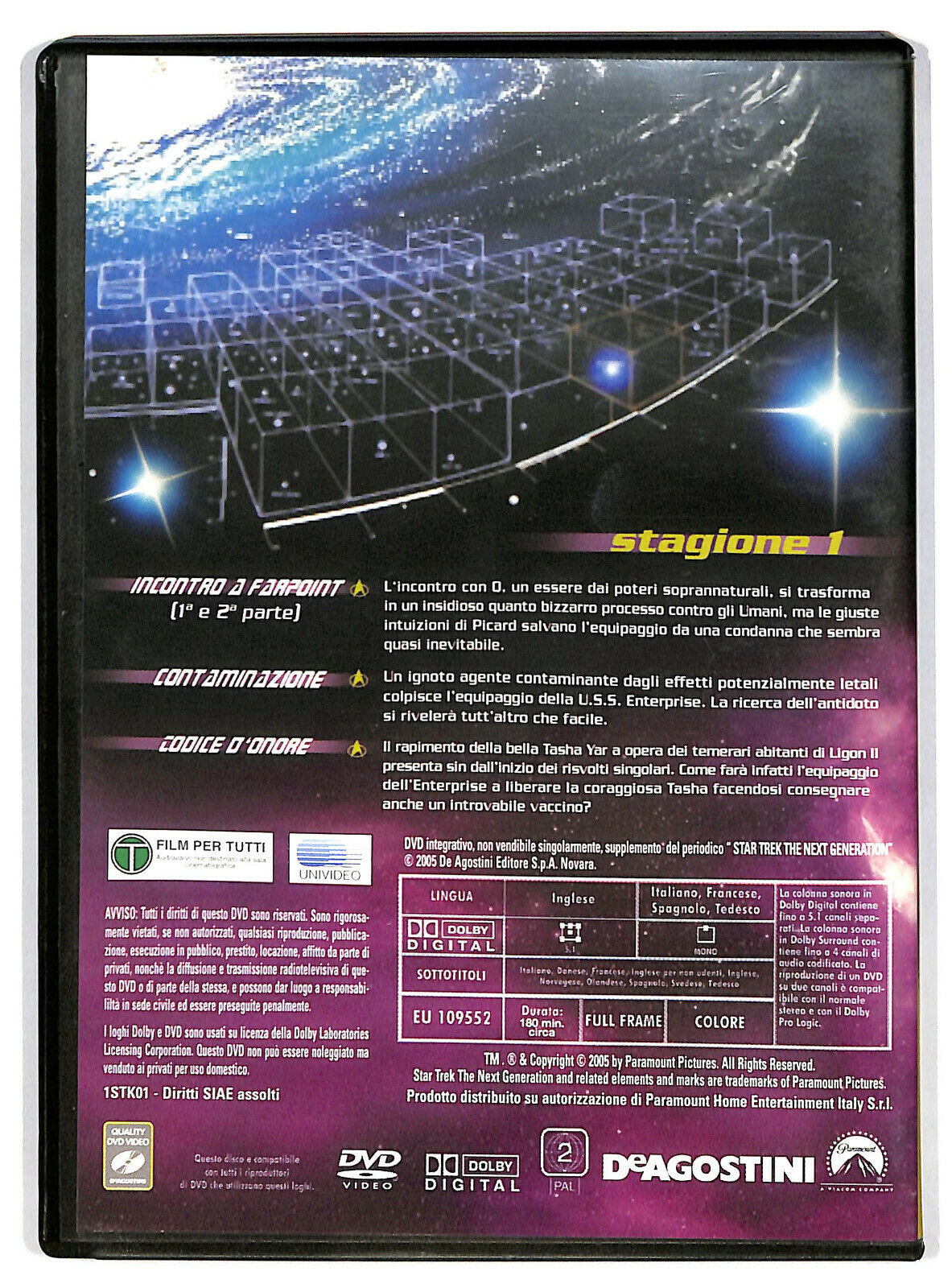EBOND Star Trek The Next Generation Stagione 1 Vol.1 Editoriale DVD DB640833
