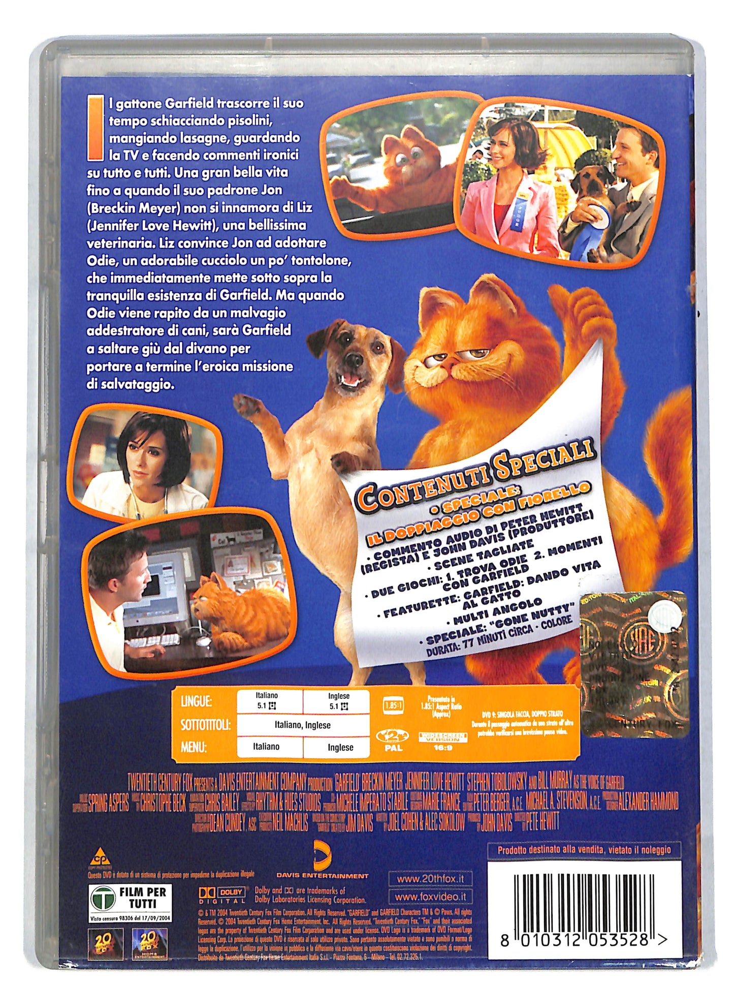 EBOND Garfield Il Film DVD DB641128