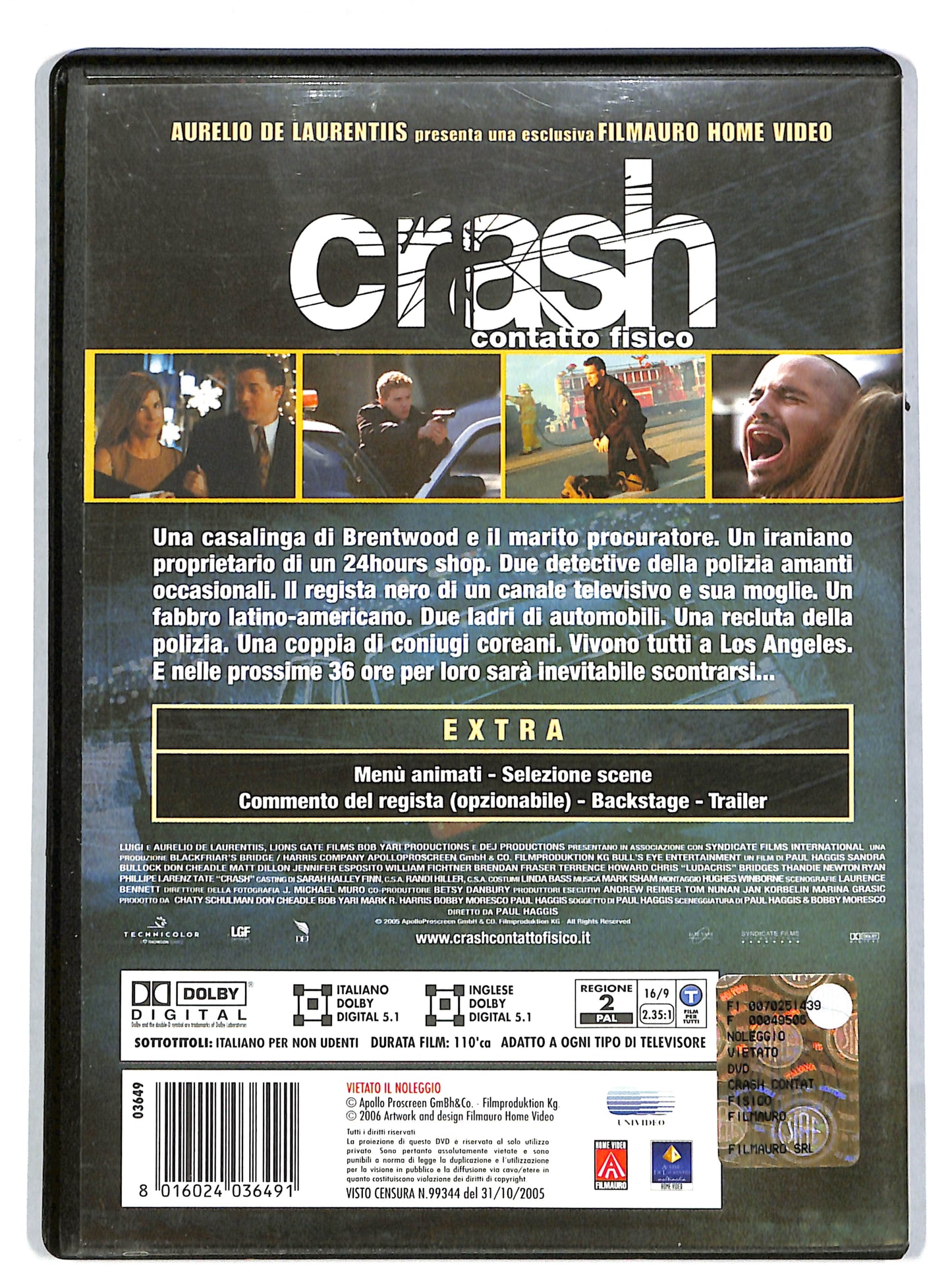 EBOND Crash - Contatto Fisico DVD DB641139