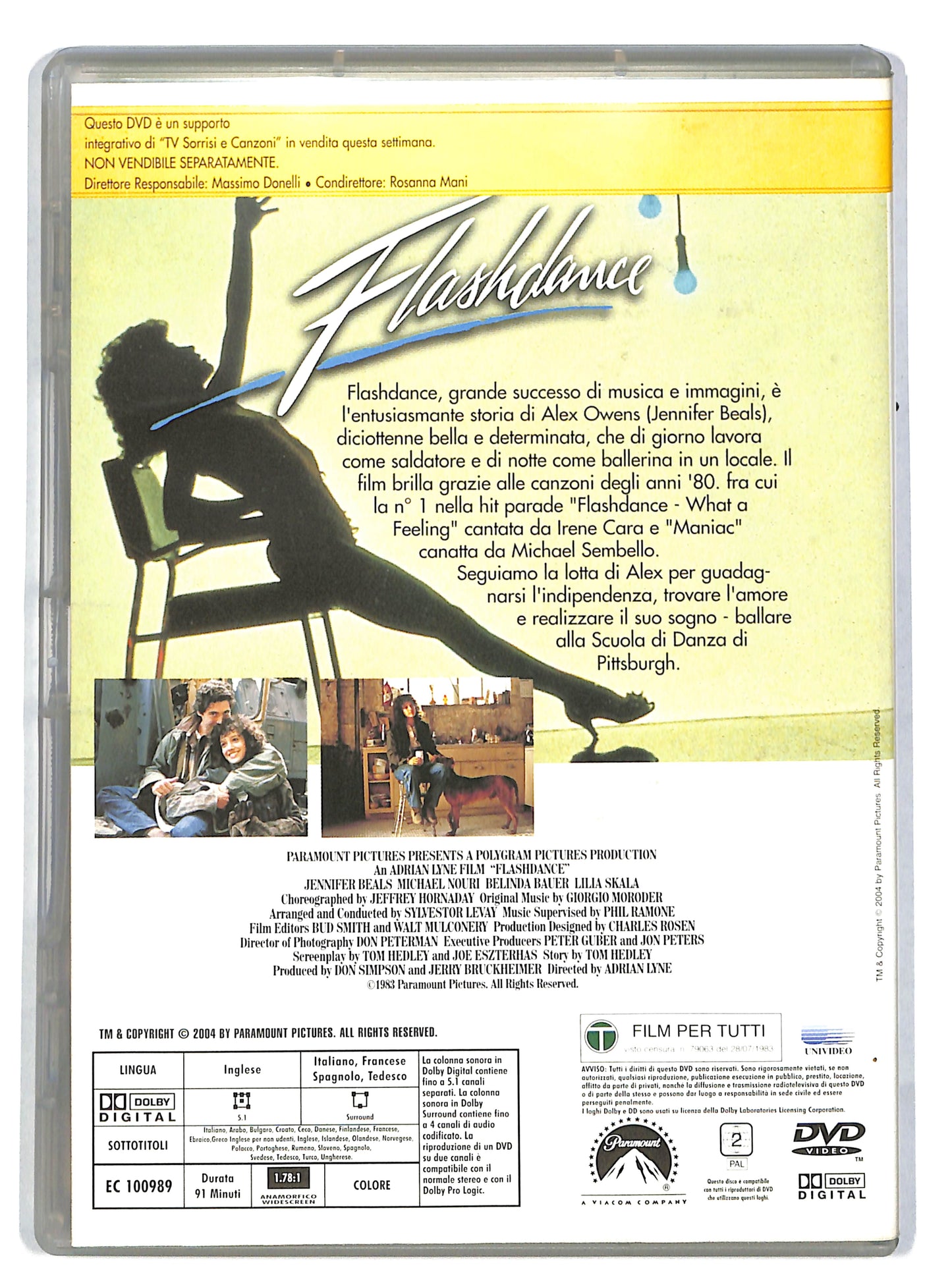 EBOND Flashdance EDITORIALE DVD DB641157
