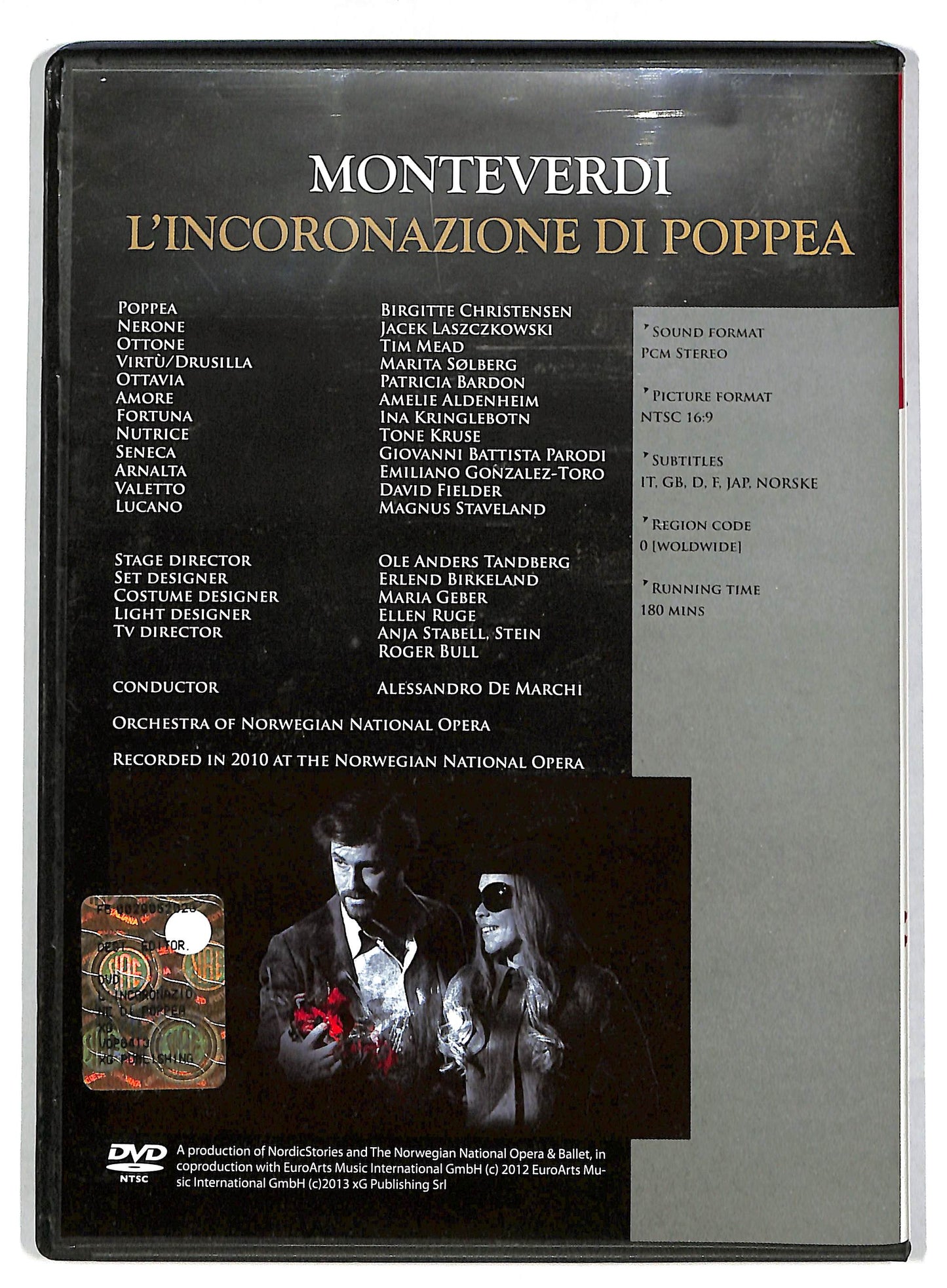 EBOND Monteverdi l'incoronazione di poppea EDITORIALE DVD DB641619