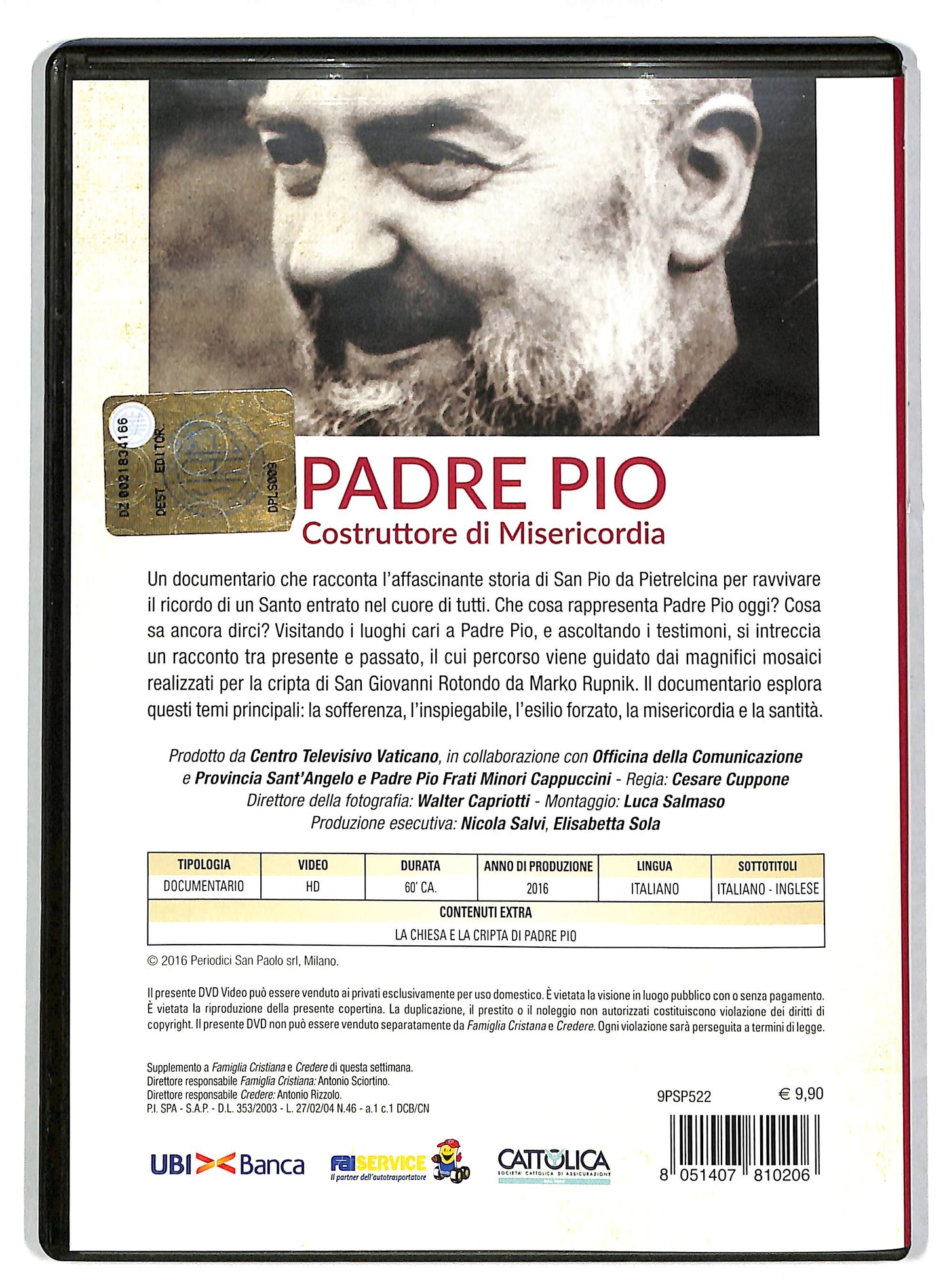 EBOND Padre pio - costruttore di misericordia DVD DB641622