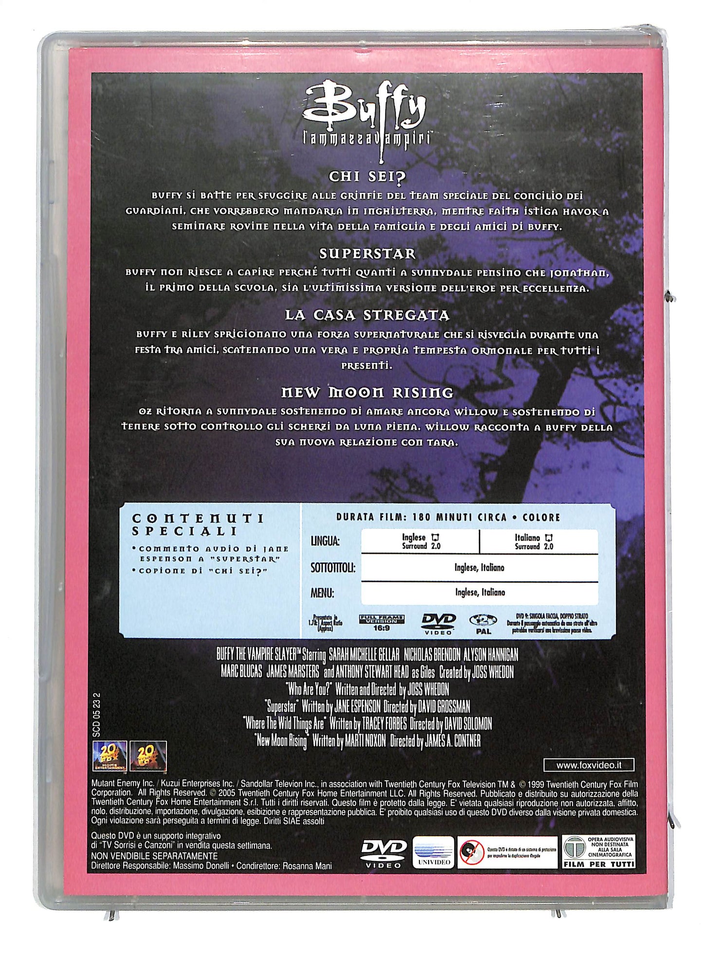 EBOND Buffy l'ammazzavampiri stagione 4 disco 5 EDITORIALE DVD DB641635