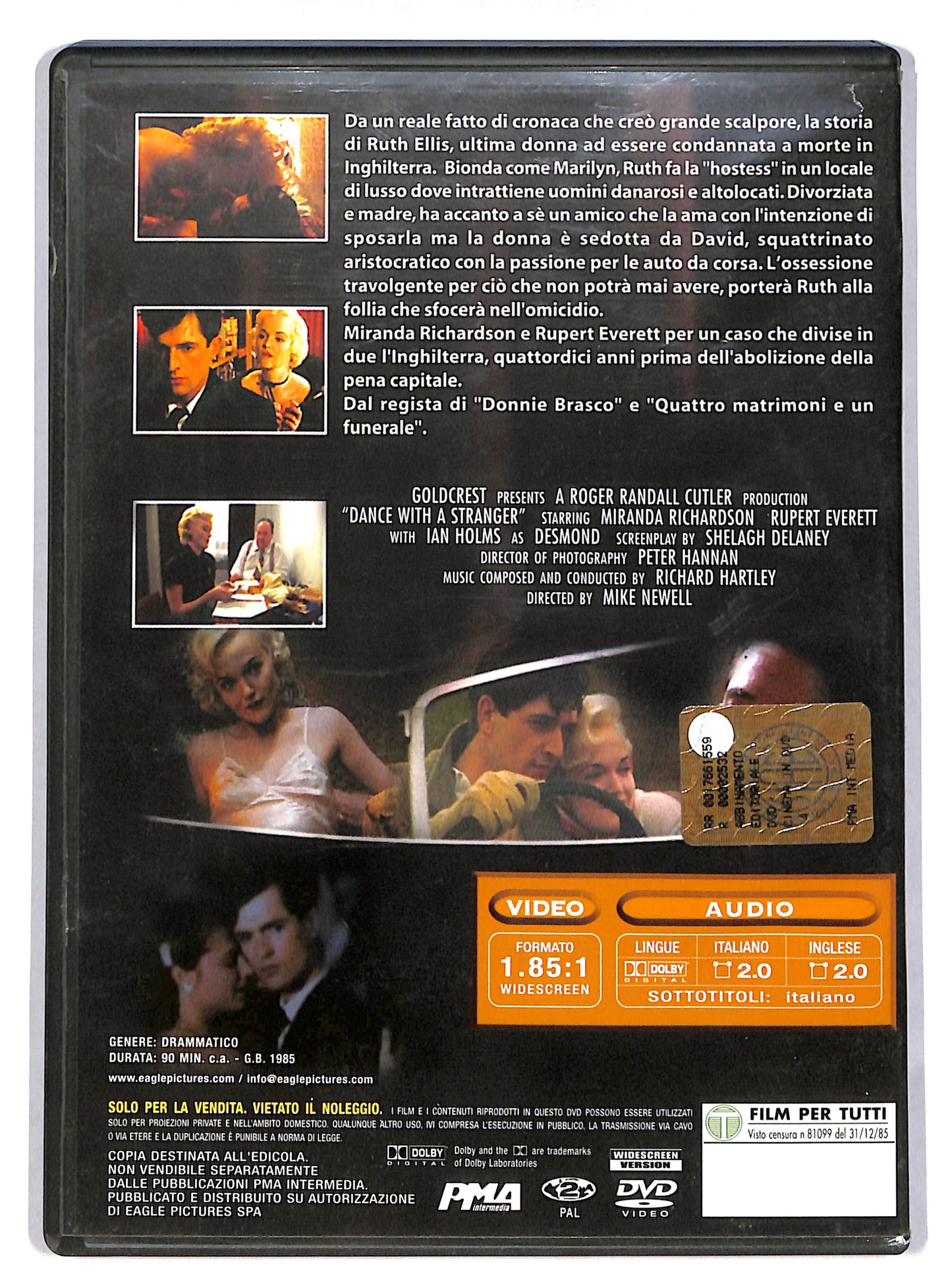 EBOND Ballando con uno sconosciuto EDITORIALE DVD DB641651