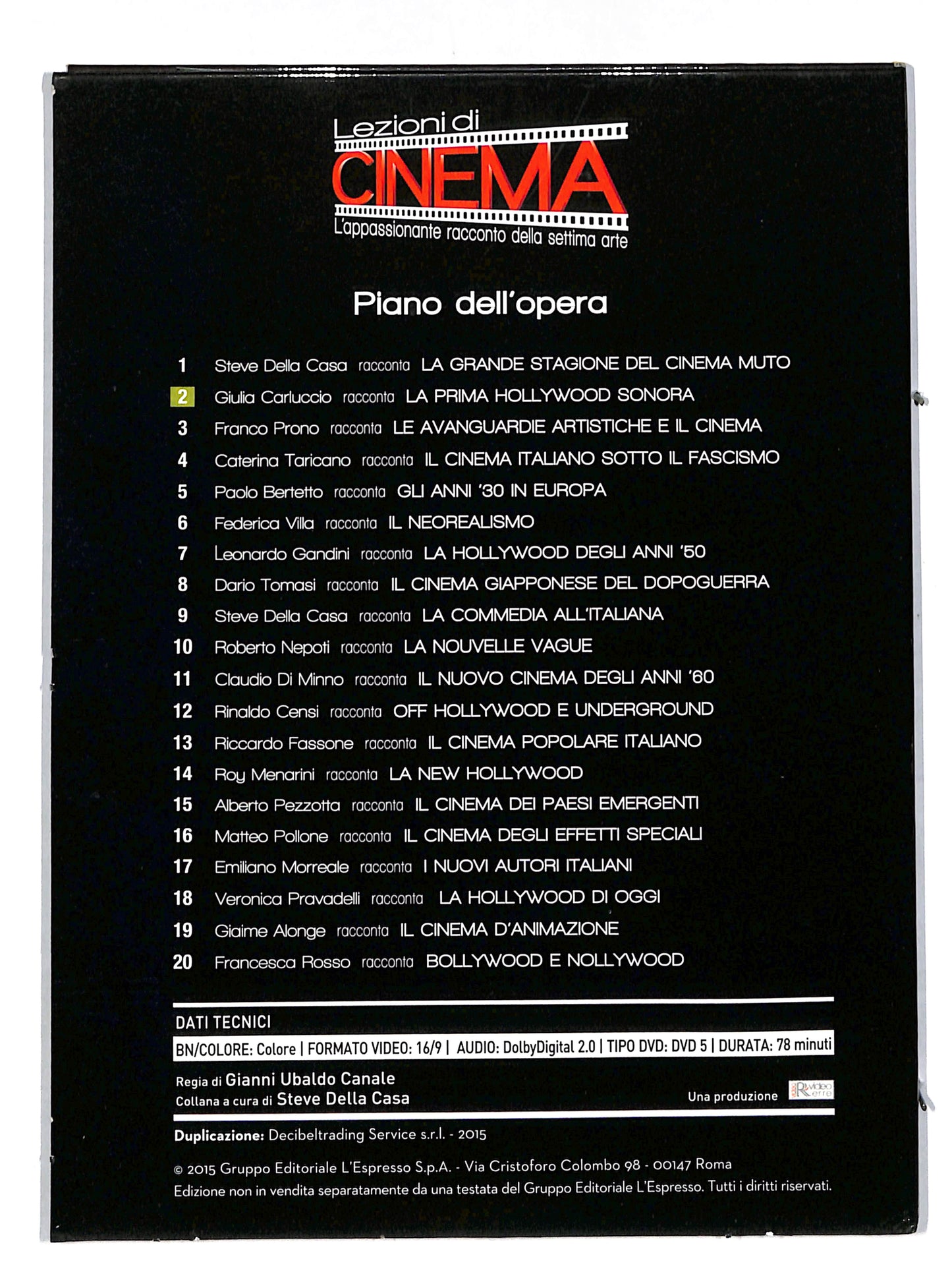 EBOND La prima Hollywood sonora vol 2 EDITORIALE DVD DB641668