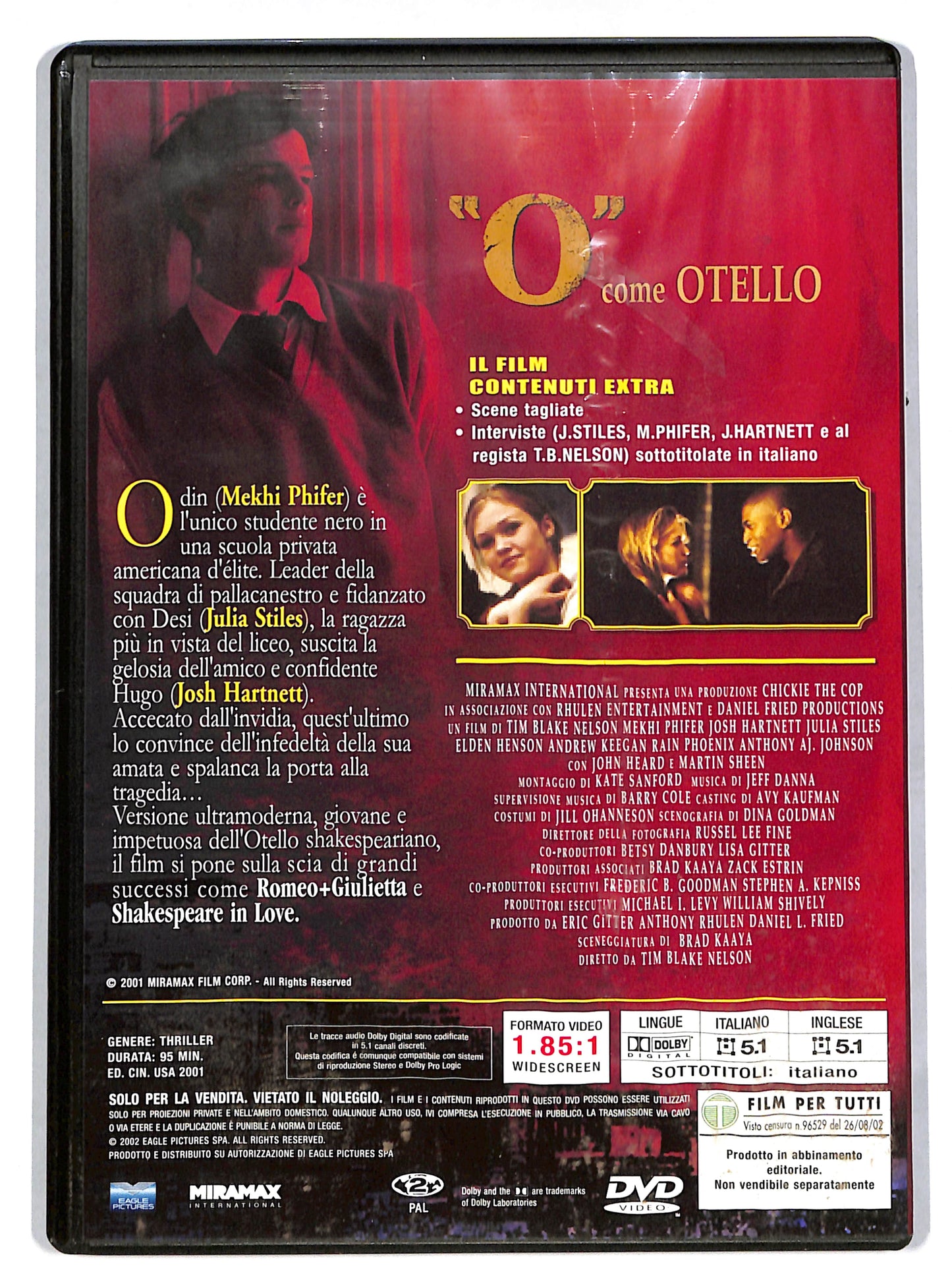 EBOND O Come Otello EDITORIALE DVD DB641673