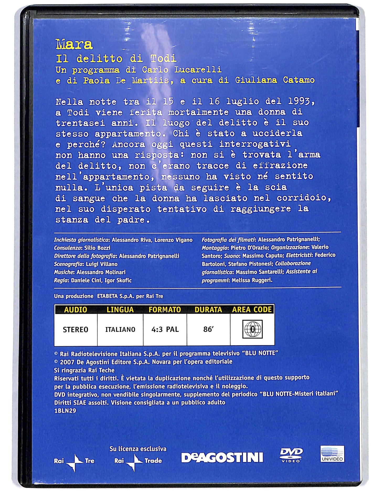 EBOND Mara il delitto di Todi vol.29 EDITORIALE DVD DB642116