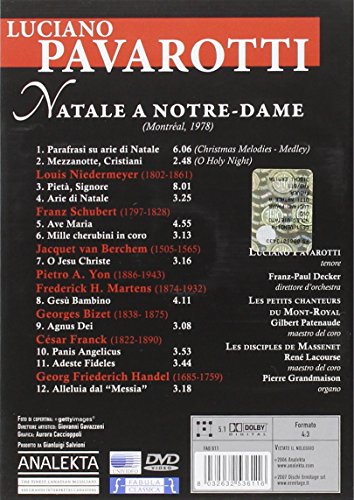 EBOND Luciano Pavarotti: Natale A Notre-Dame DVD DB642433