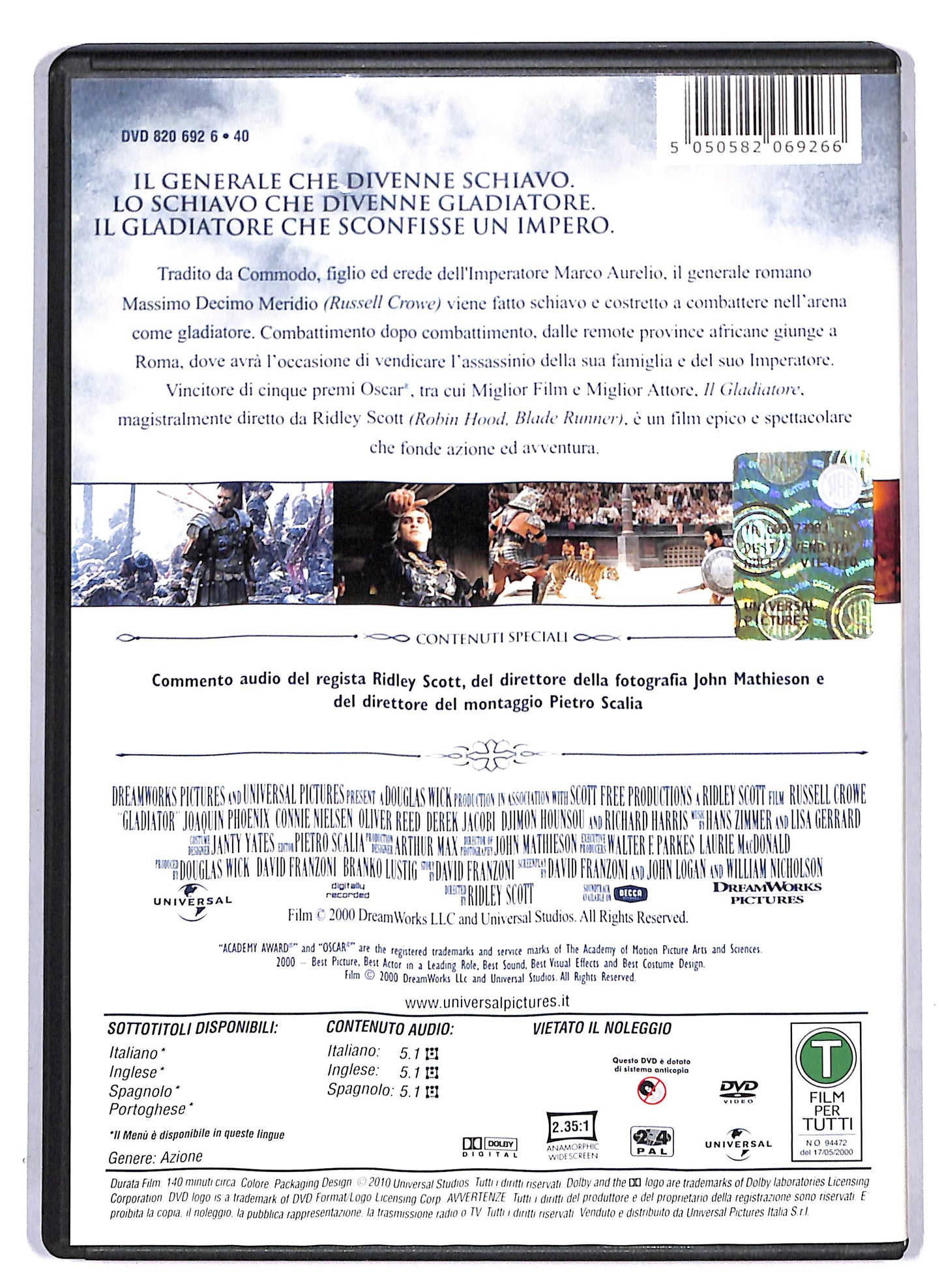 EBOND Il gladiatore DVD DB643143