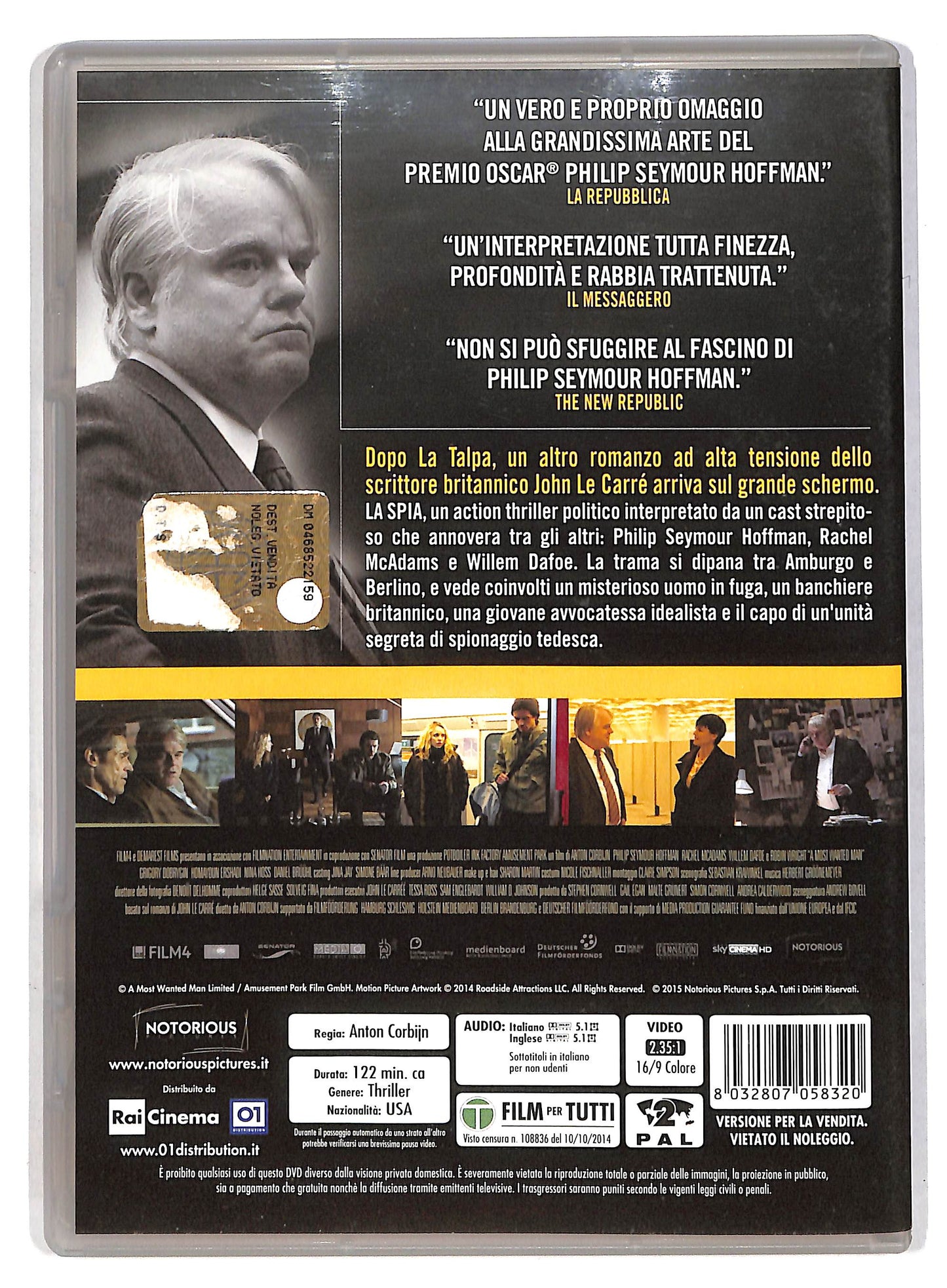 EBOND La spia - A most wanted man DVD DB643156