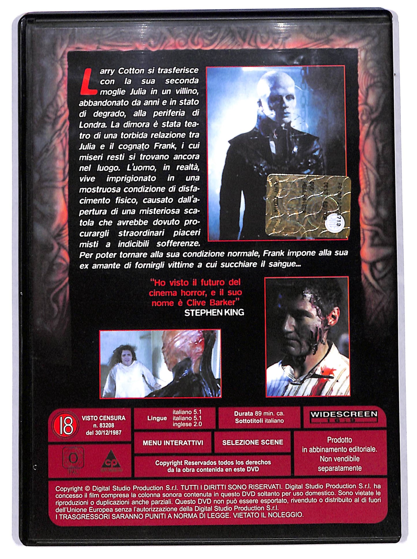 EBOND hellraiser EDITORIALE DVD DB644105