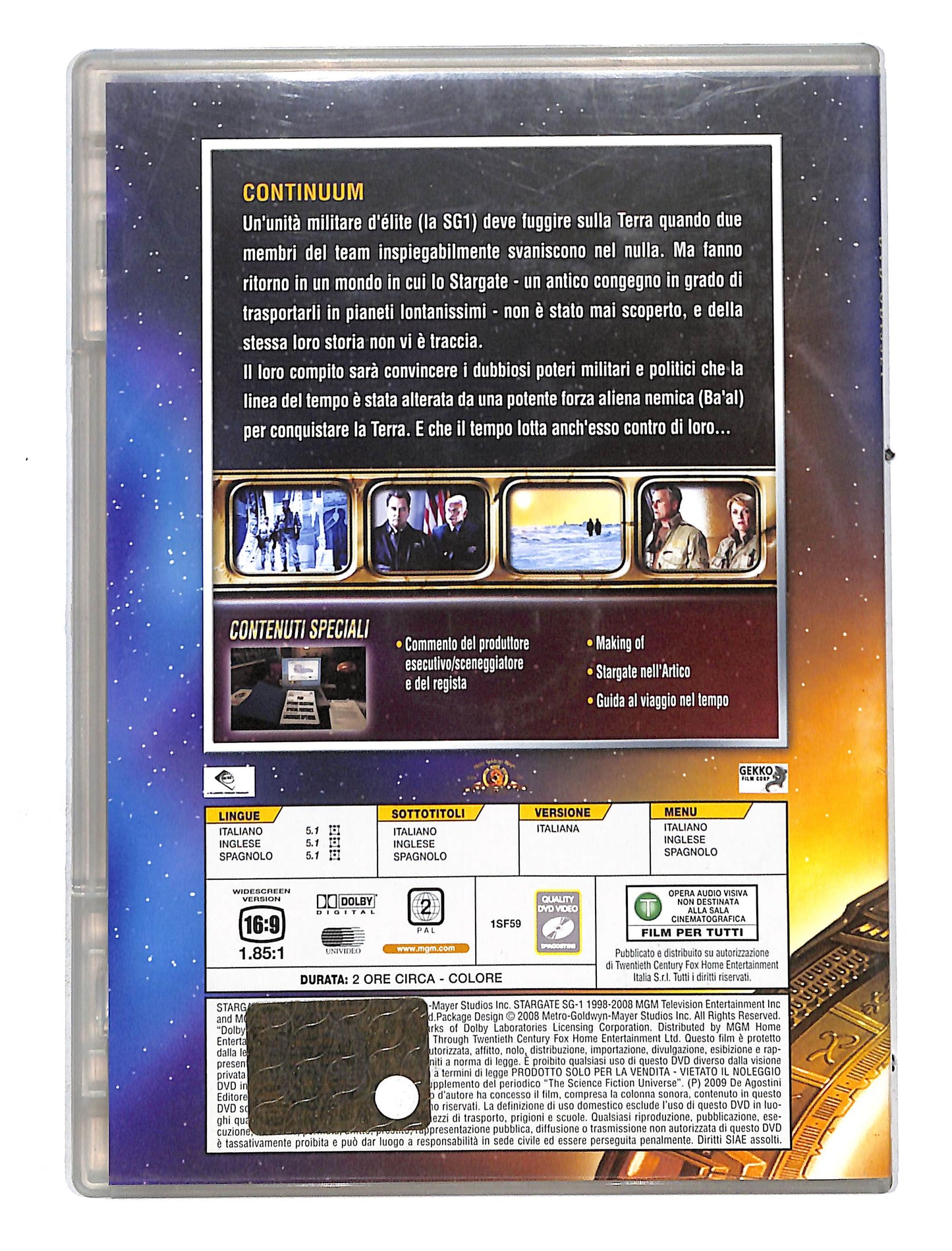 EBOND Stargate dvd Odissey Continuum DVD DB644701