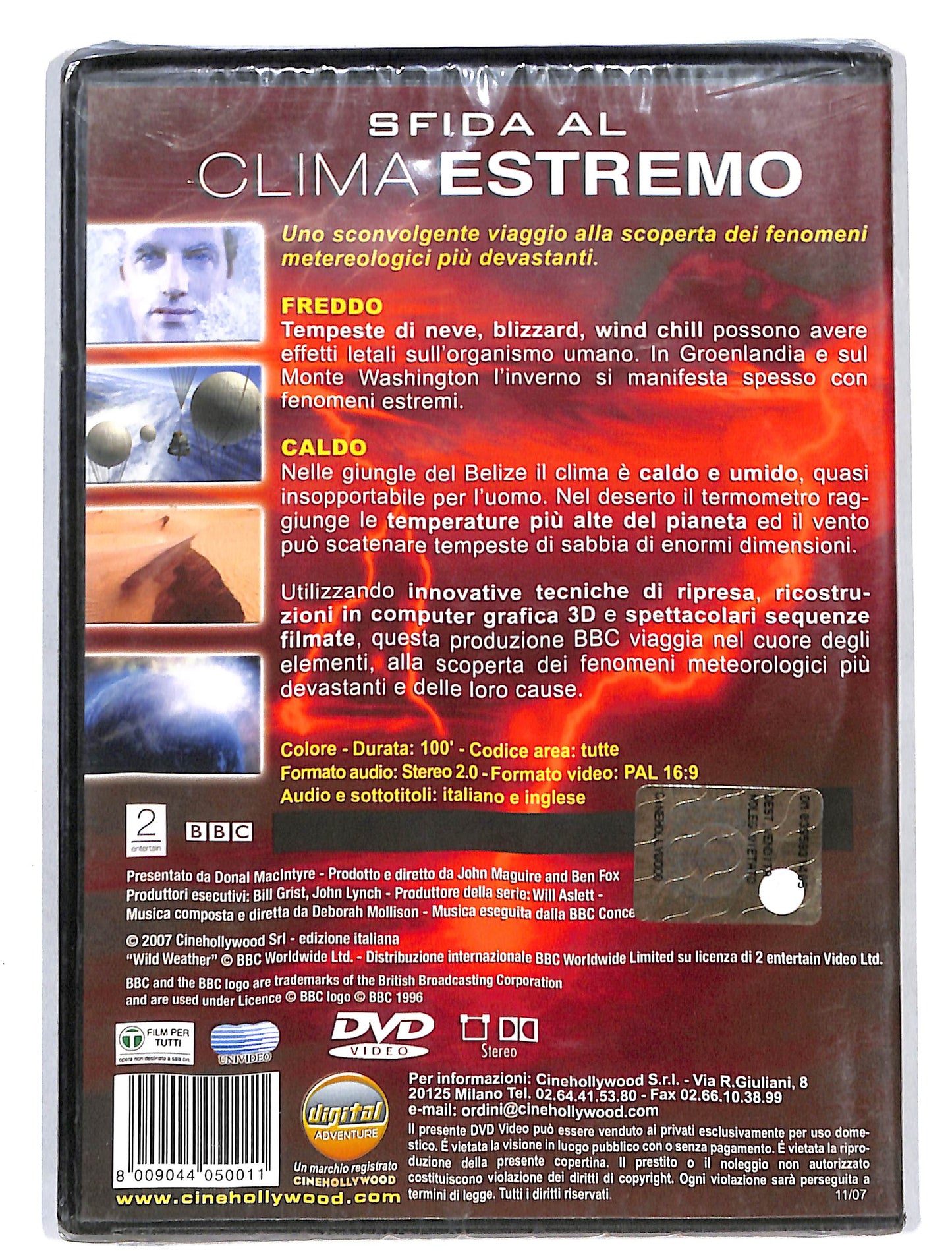 EBOND Sfida al Clima Estremo freddo e caldo DVD DB644808