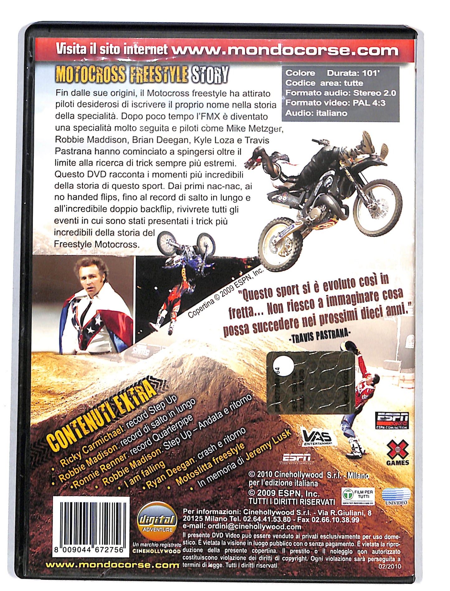 EBOND Motocross Freestyle story DVD DB644830