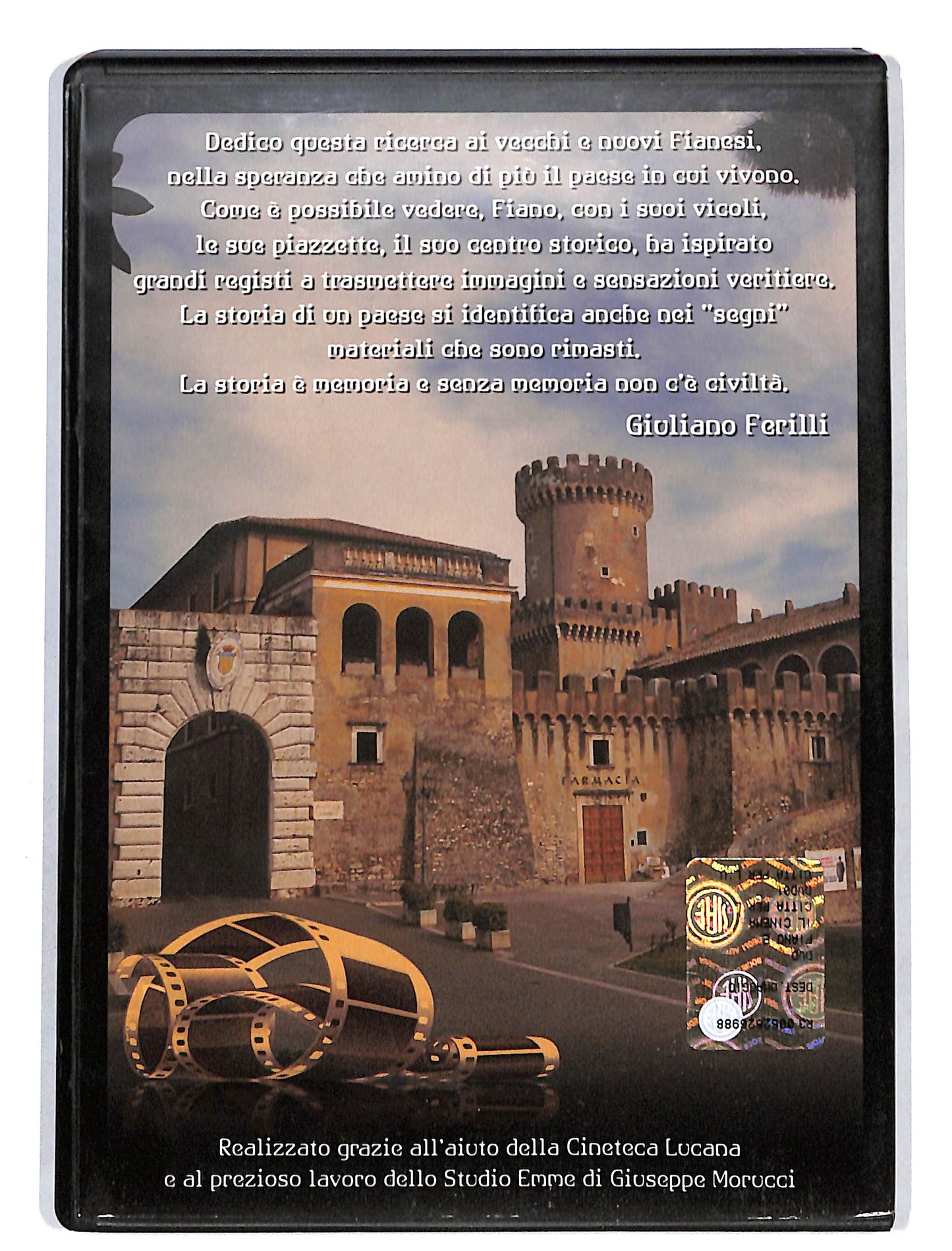 EBOND Fiano e il cinema EDITORIALE DVD DB644835