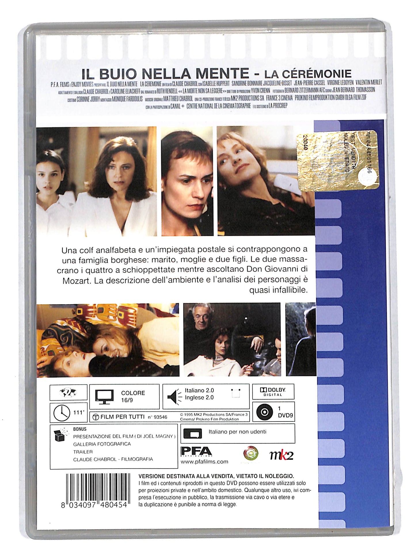 EBOND Il Buio nella mente la ceremonie DVD DB644841