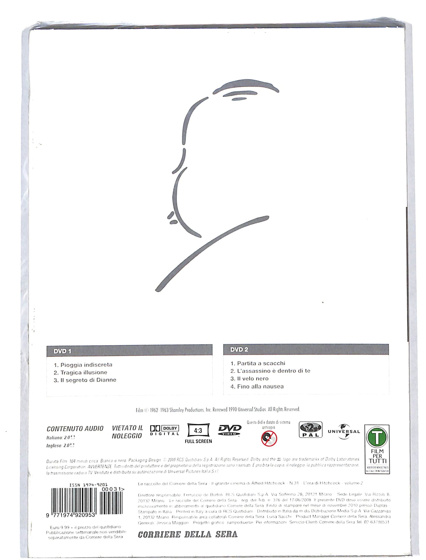 EBOND l'ora di Hitchcock vol.2 EDITORIALE DVD DB644855