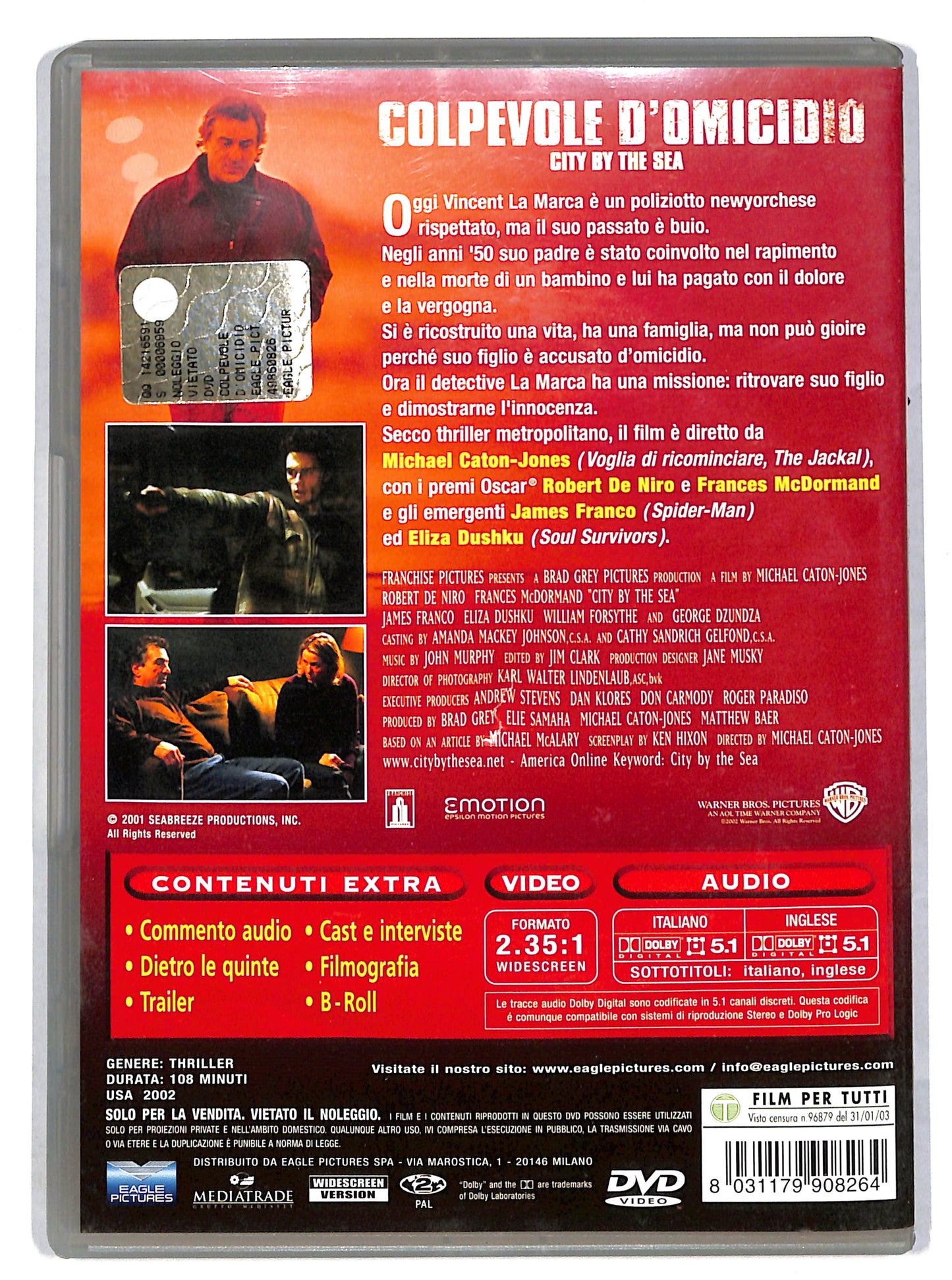 EBOND Colpevole d'omocidio DVD DB645152