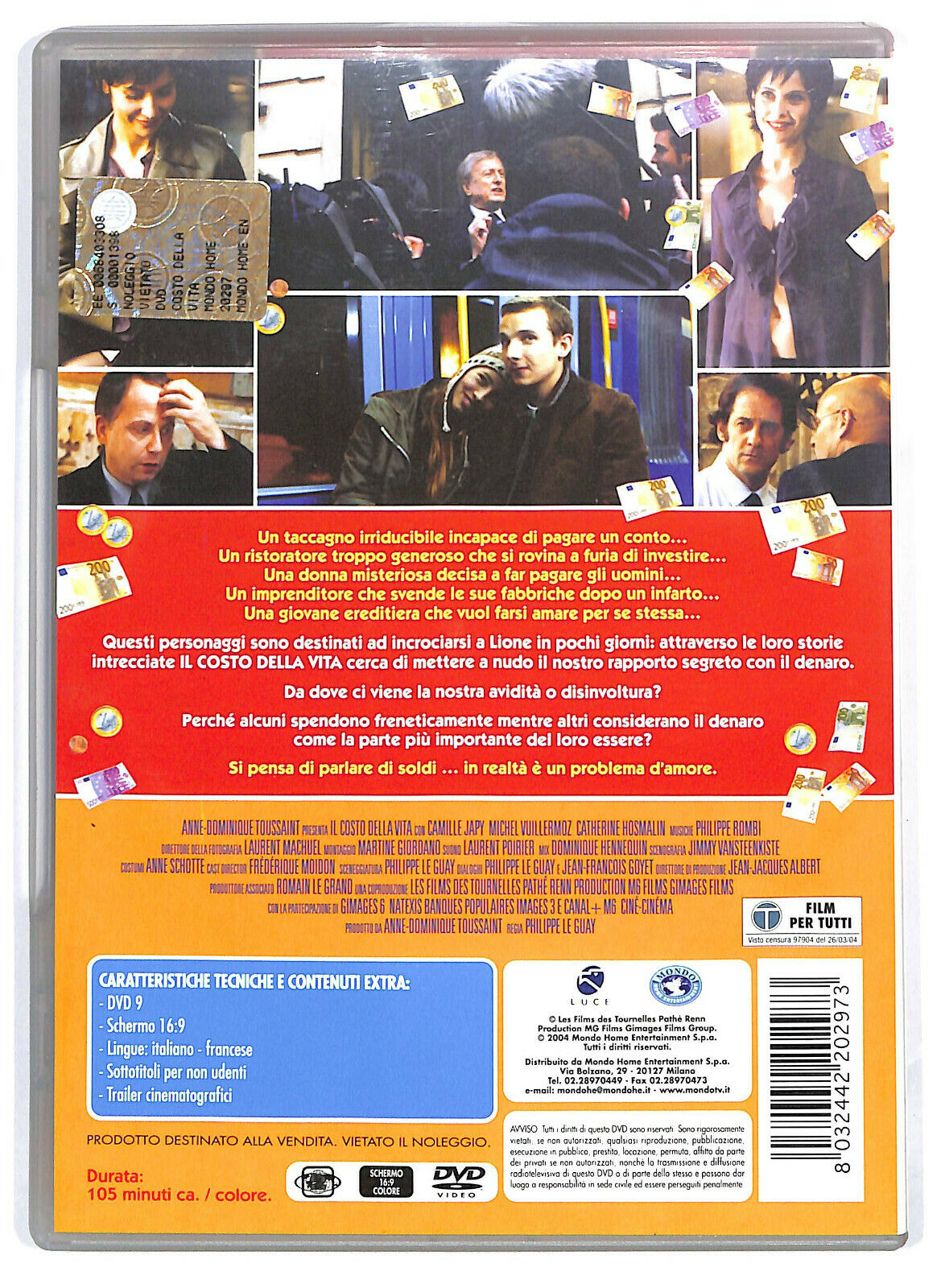 EBOND Il Costo Della Vita DVD DB645318