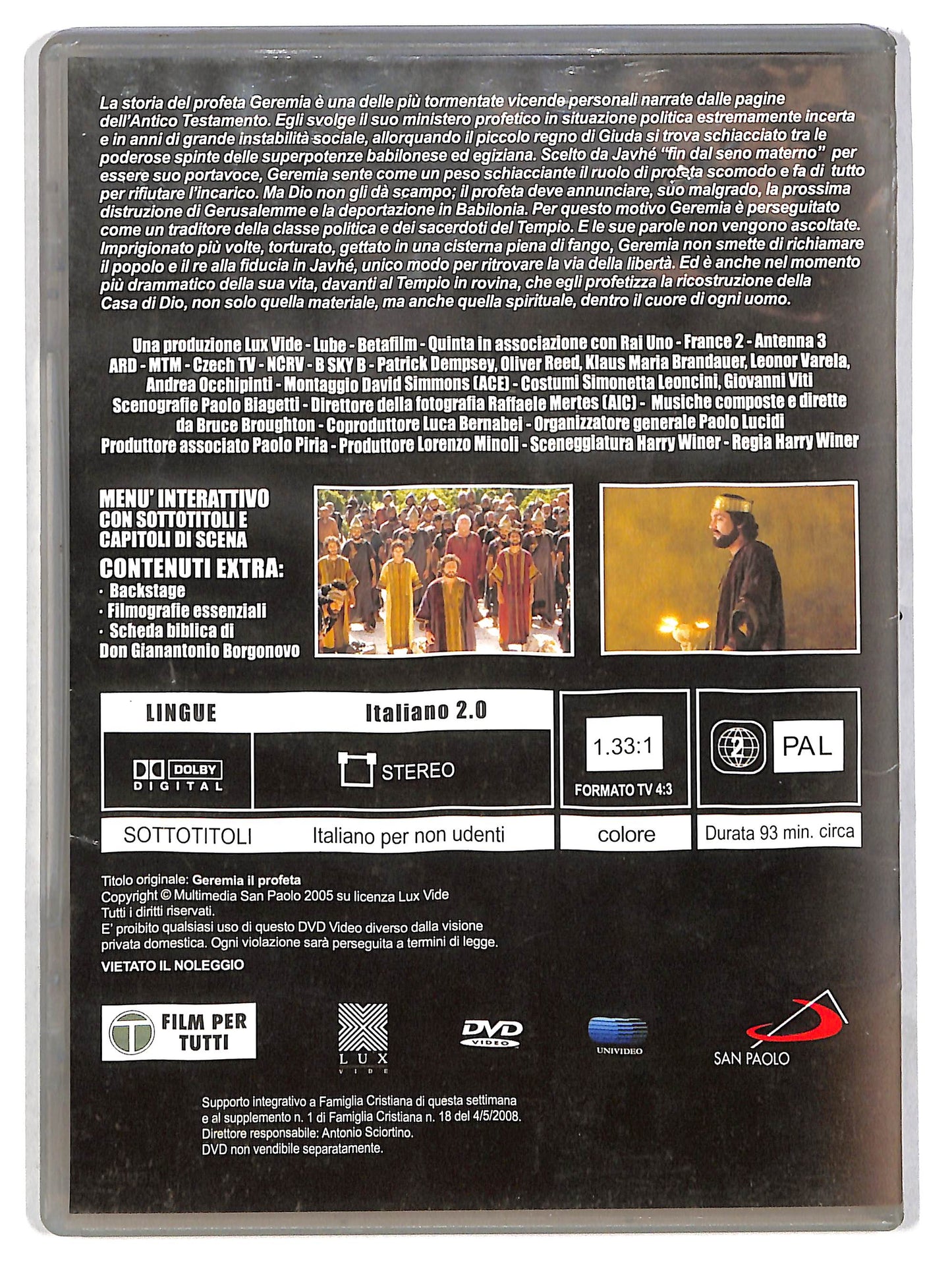 EBOND Le storie della bibbia Geremia il profeta EDITORIALE DVD DB645329