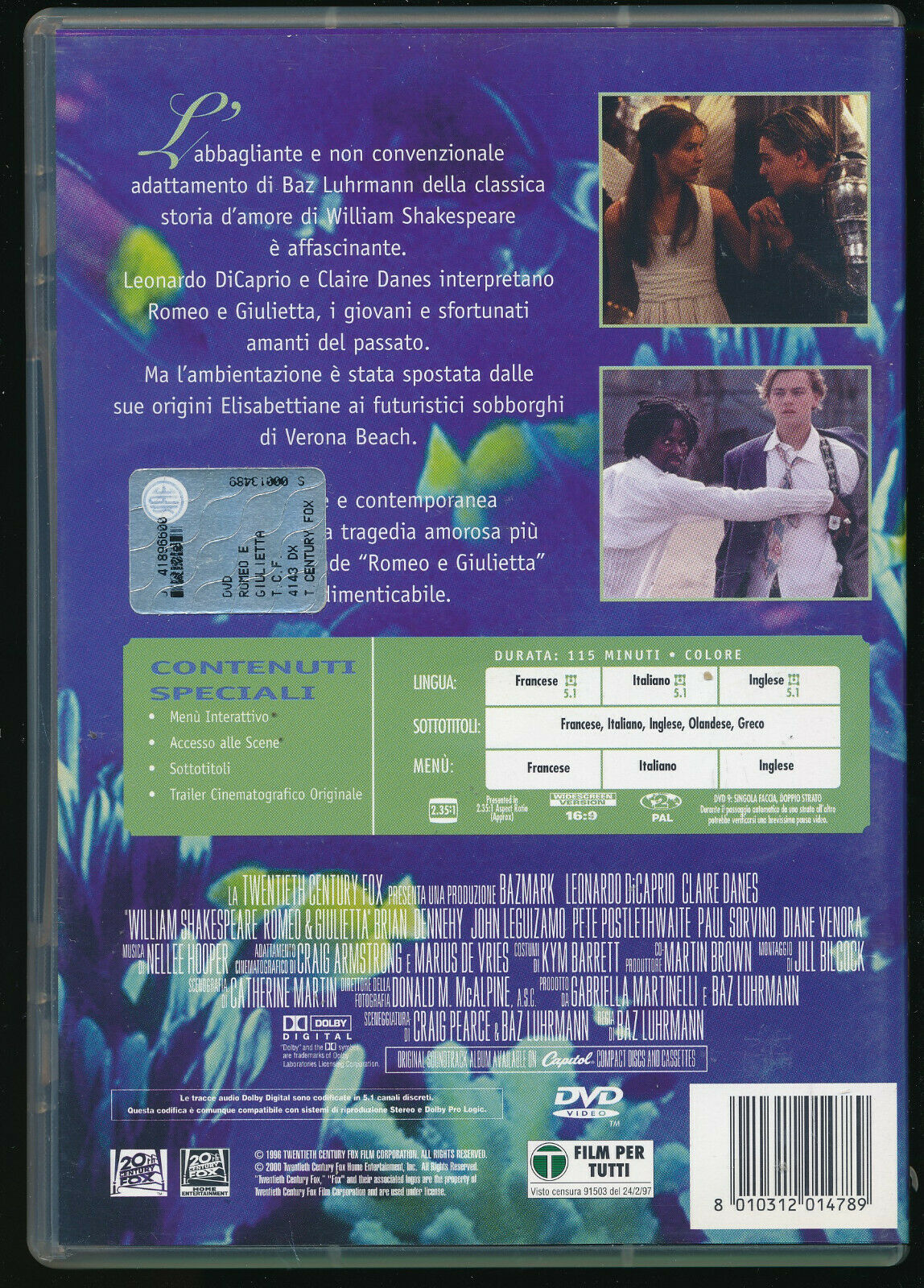 EBOND Romeo+giulietta DVD DB645408