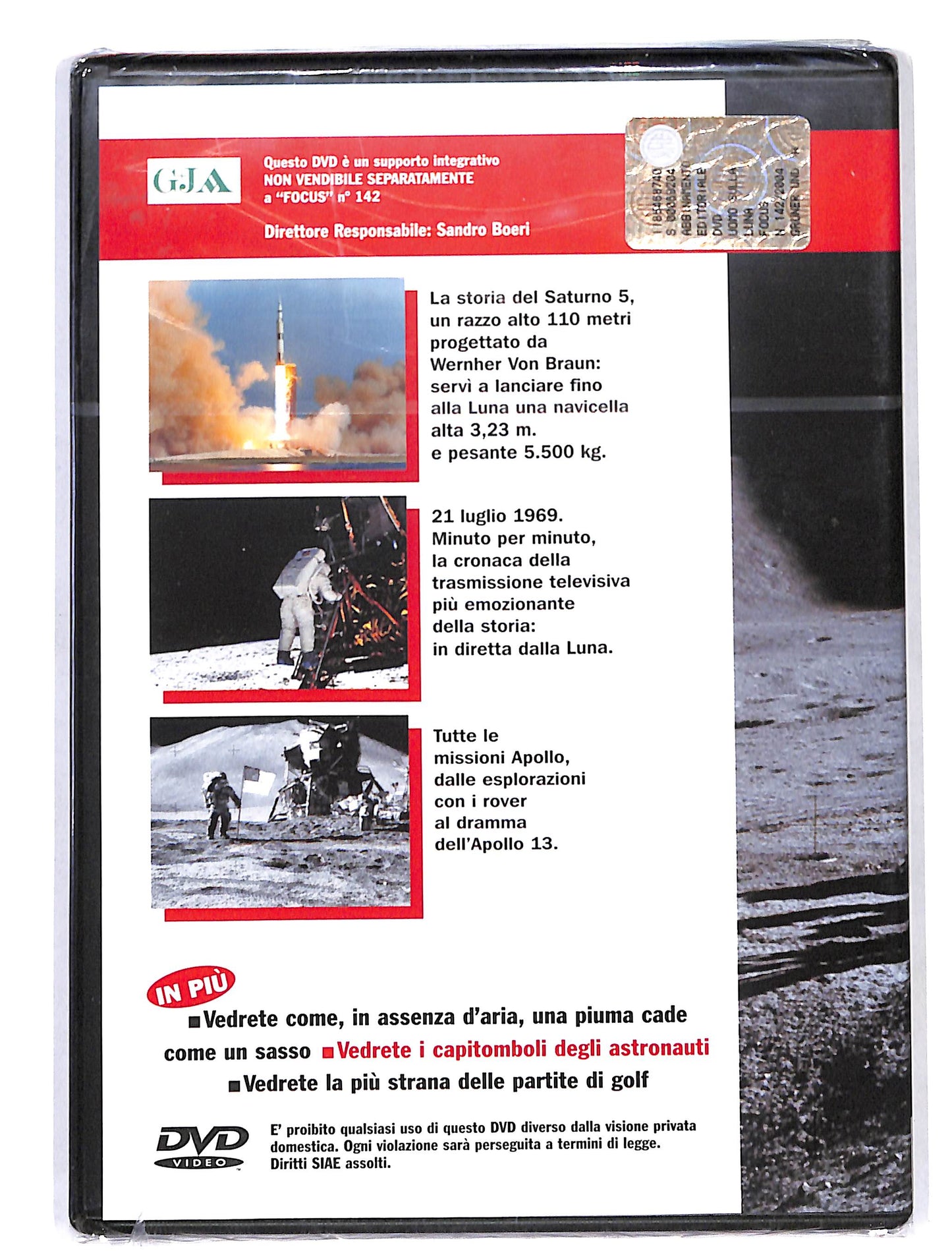 EBOND I dvd di Focus L'uomo sulla Luna EDITORIALE DVD DB645416